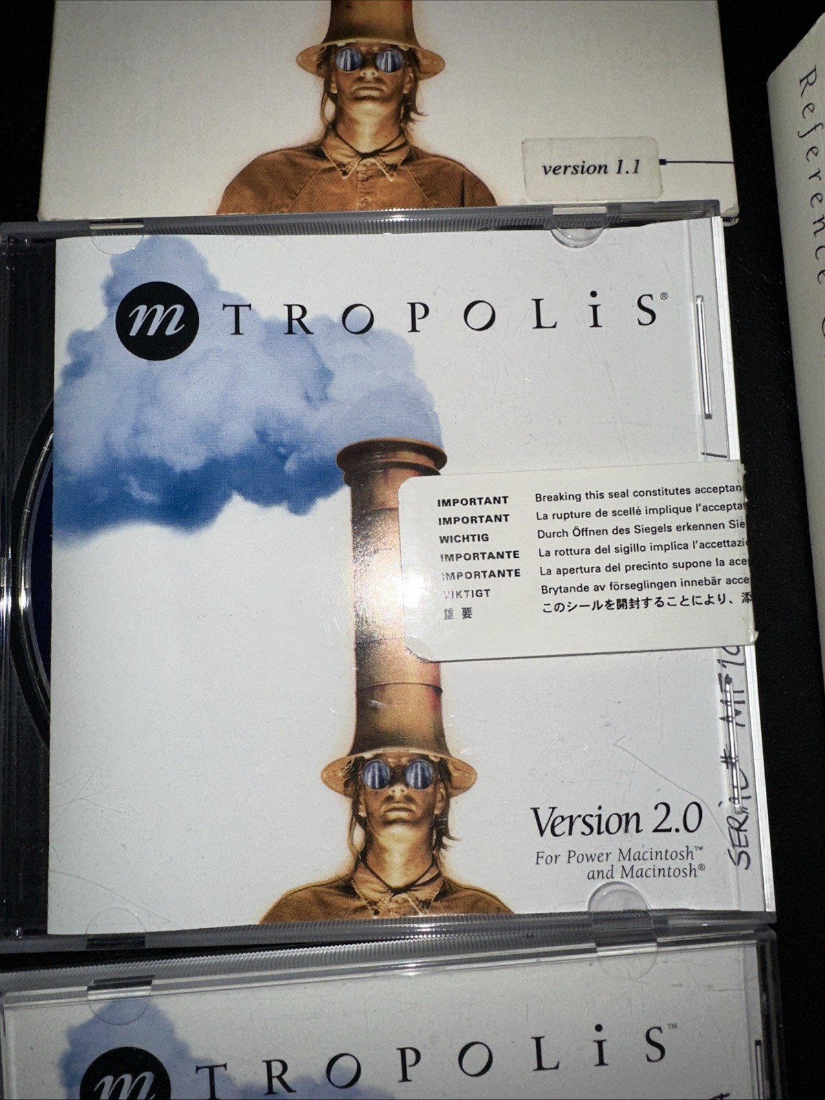m Tropolis Multimedia Authoring Tool v 1.1 Manuals & 3.5″ Disks MAC Ver 2 Bonus