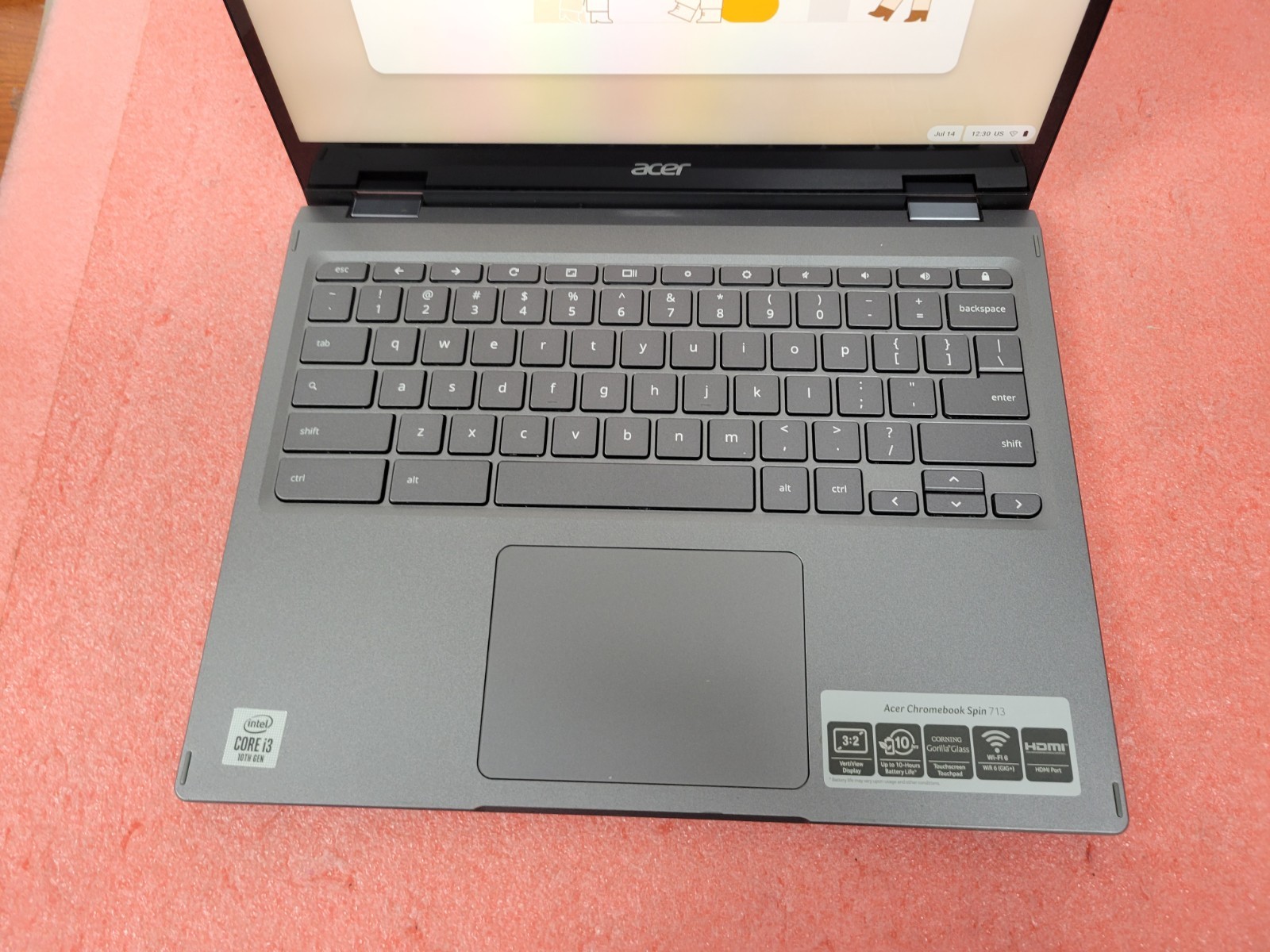 Acer Chromebook Spin 713 Intel Core i3-10110U 4GB RAM 64GB SSD | LP545
