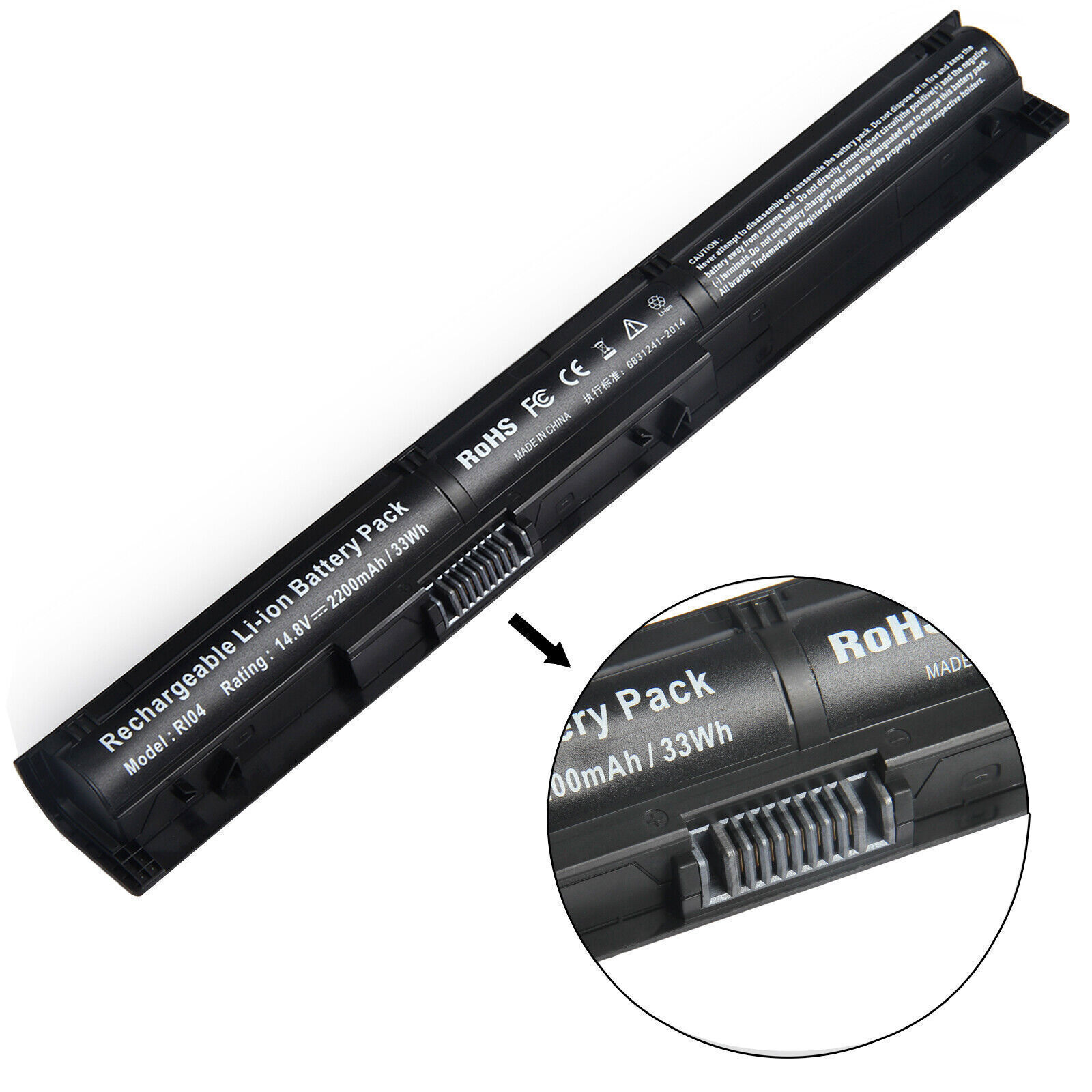 Battery for HP Probook HSTNN-DB7B HSTNN-PB6Q HSTNN-Q94C HSTNN-Q95C P3G15AA RI04