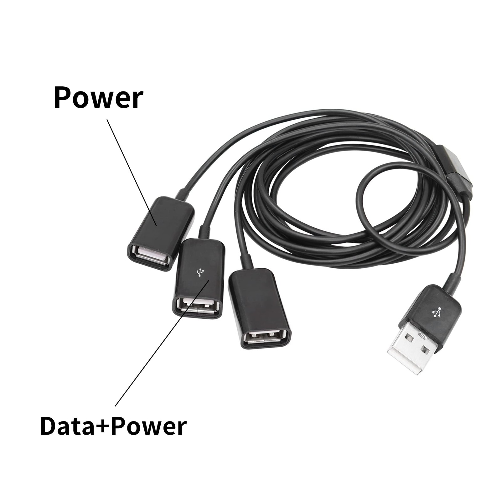 RIIEYOCA USB Splitter Y Cable,3 in 1 3.3 feet, usb Male 1 to 3 Female