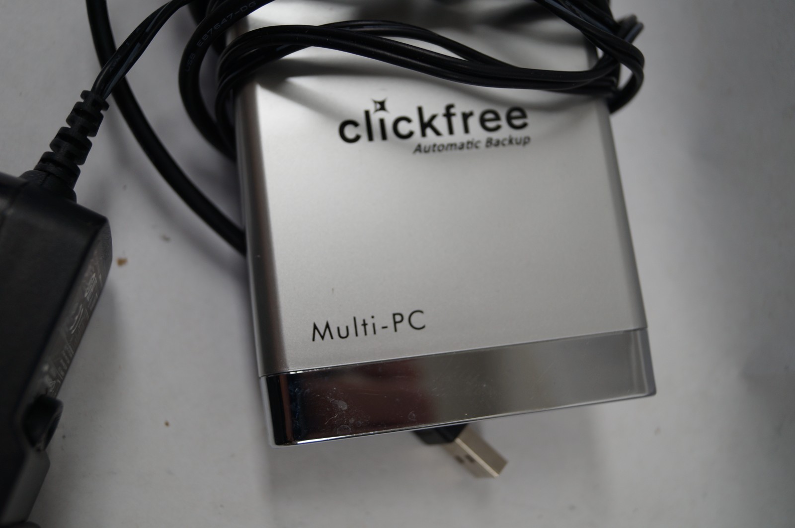ClickFree HD801 Multi-PC Automatic Backup 160GB Hard Drive WORKING F131