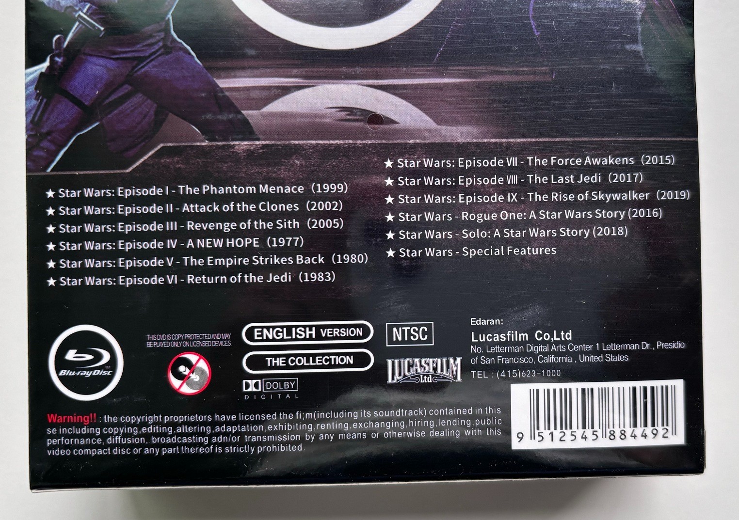 star wars : the skywalker saga 12 – Movies Collection Blu-ray 12 Disc Box Set