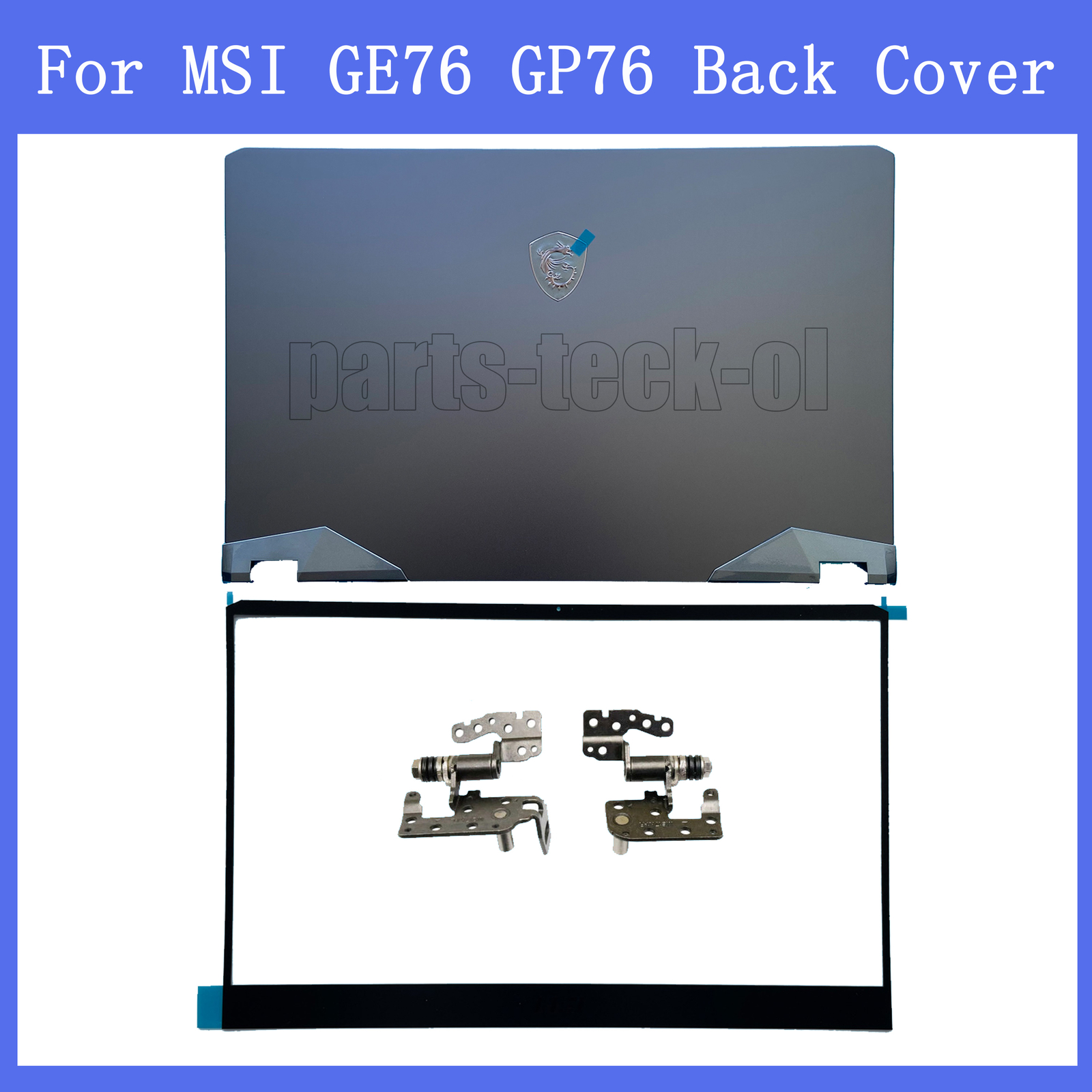 New For MSI Raider GE76 GP76 10UE 11UE MS-17K1 K2 K3 Back Cover Bezel Hinges US