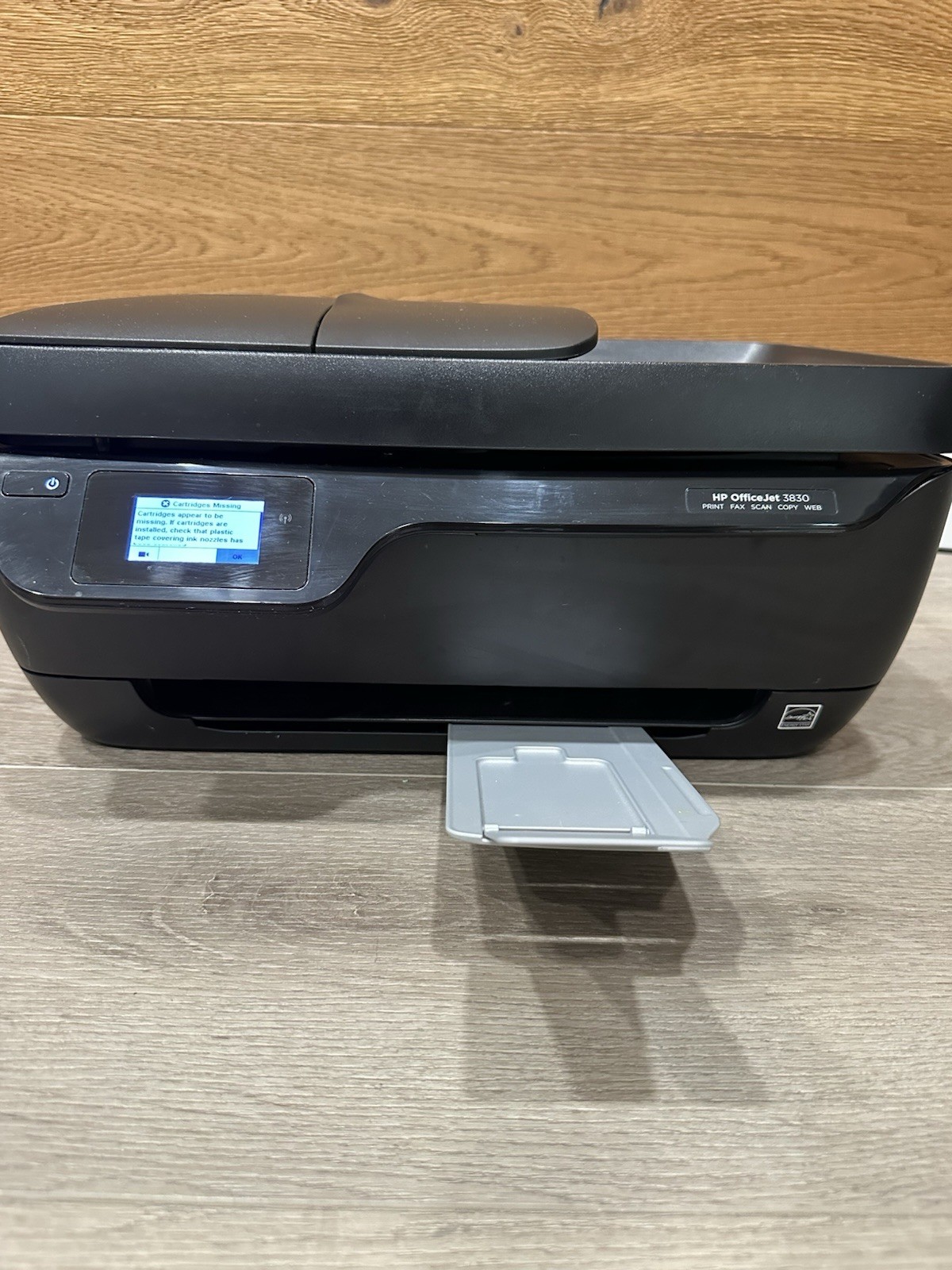 HP OfficeJet 3830 Wireless All-In-One Inkjet Printer Web Fax Needs Ink – Tested