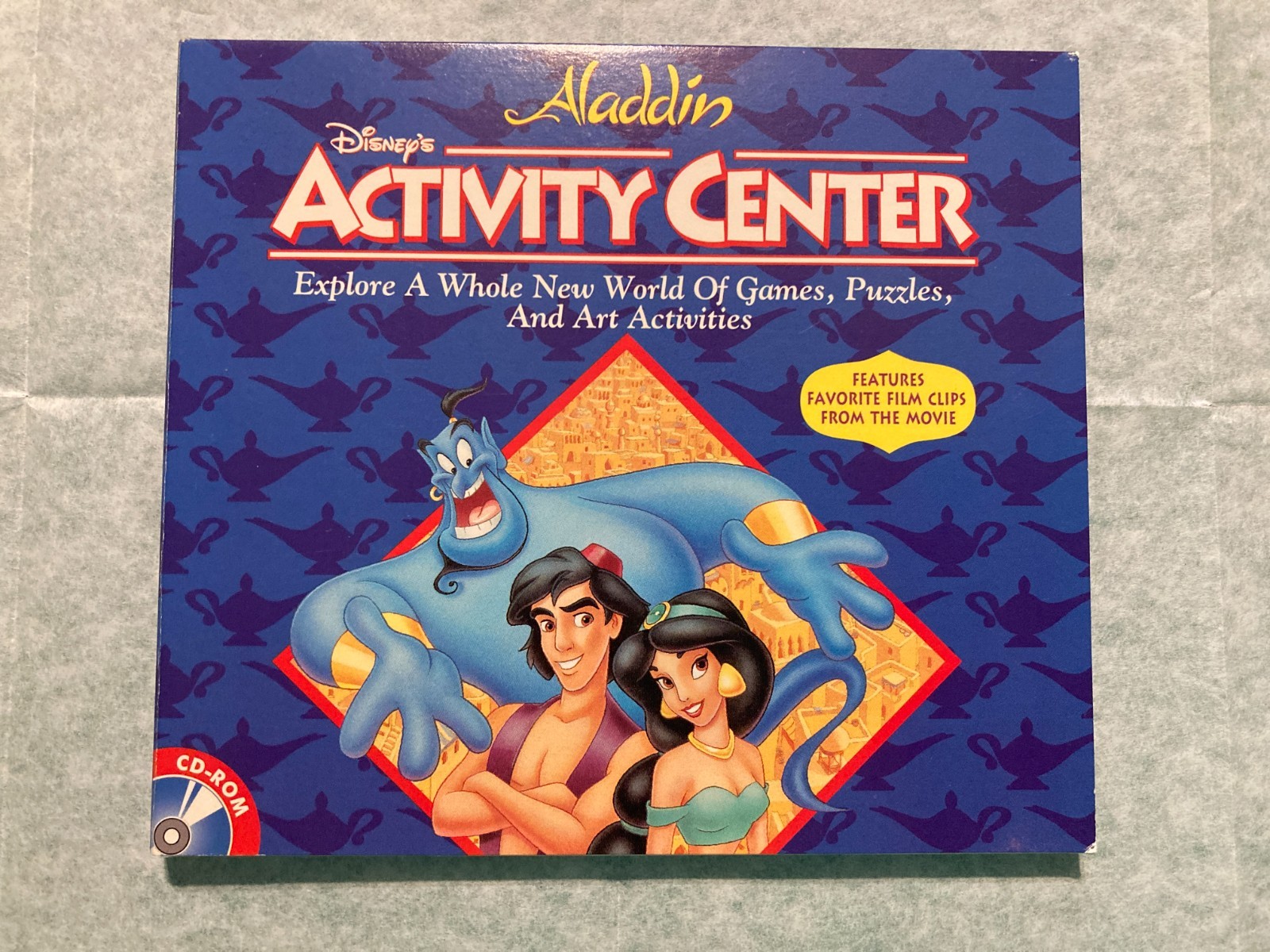 Lot Of 2 Disney Animated Storybook Toy Story – Aladdin CD-ROMs Windows Or Mac