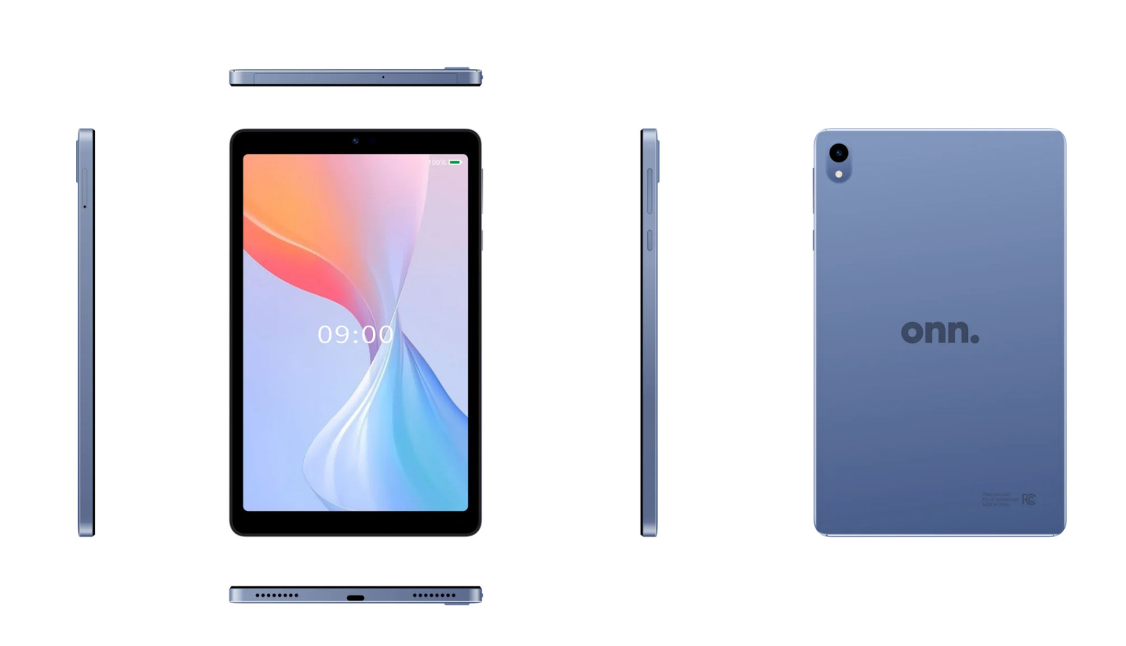 New onn. 8″ Tablet 32GB (2024 Model) Android 14 – Indigo (Blue)