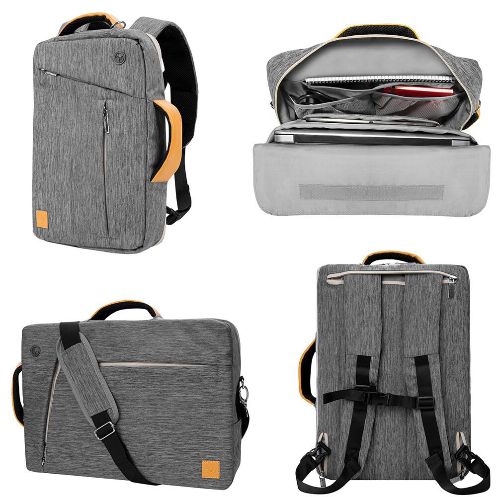 VanGoddy 3 in 1 Laptop Backpack Messenger Bag Briefcase For 13.6″ MacBook Air M3