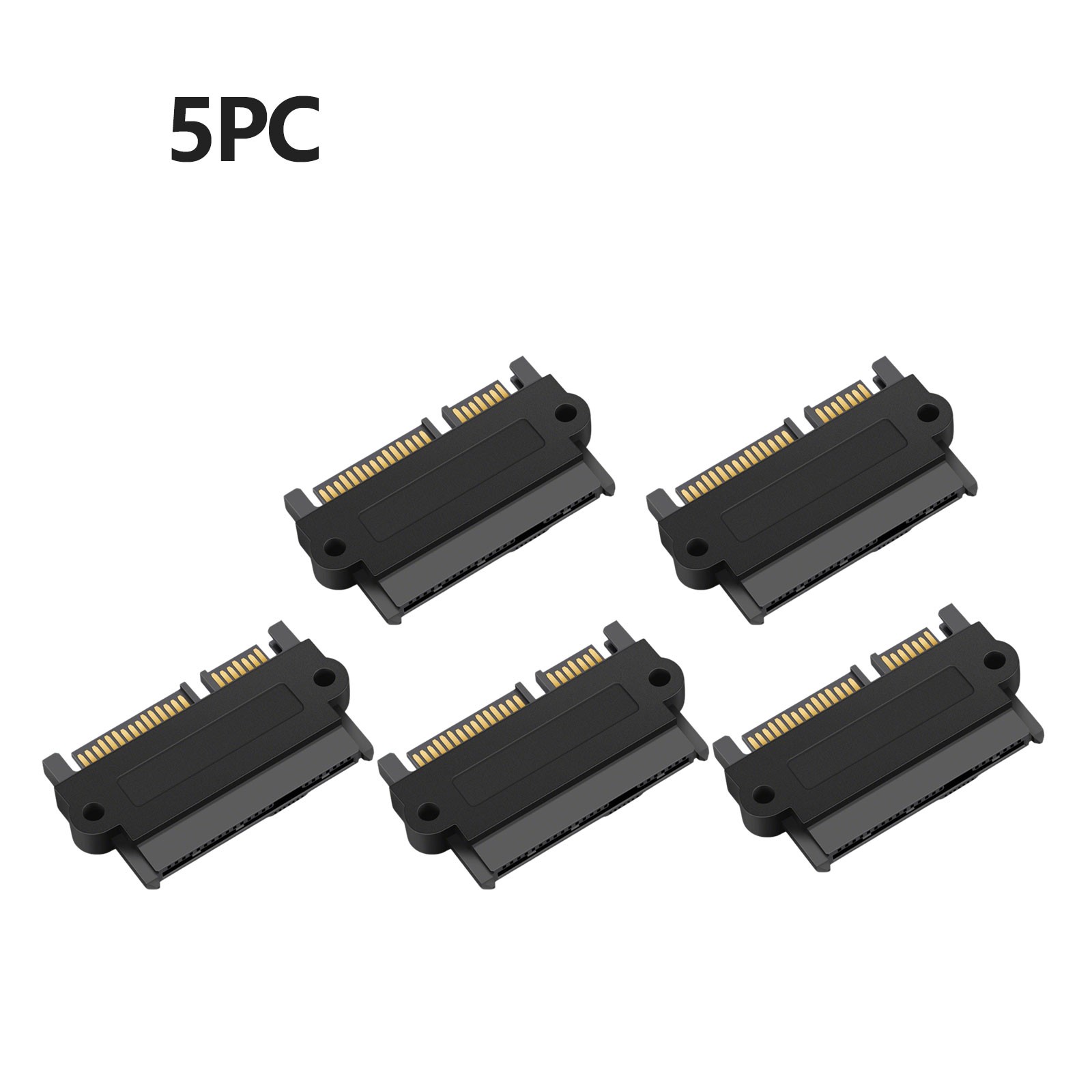 1/5/10PCS SAS To SATA 22 Pin Male Converter HDD Hard Disk Adapter SFF-84827p