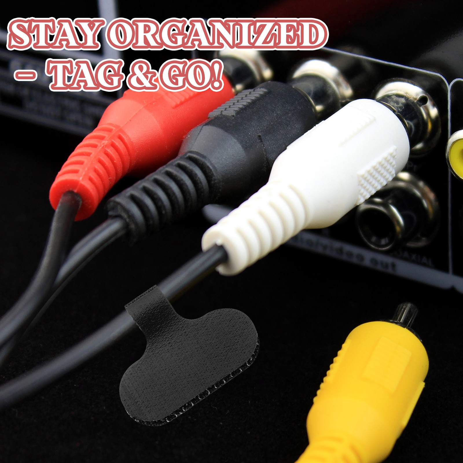 2.4 x 1.5 Inch Cable Labels, 32 Pcs Electronic Cable Identification Tags, Purple