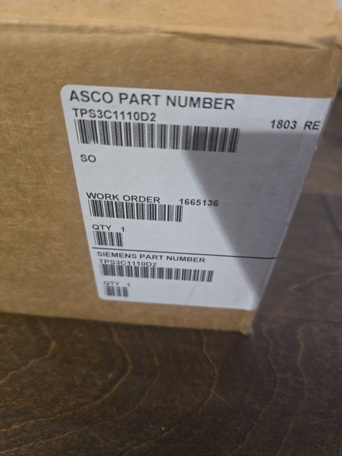 NEW Siemens Asco Type 2 Surge Protective Device TPS3C1110D2 Protection SPD