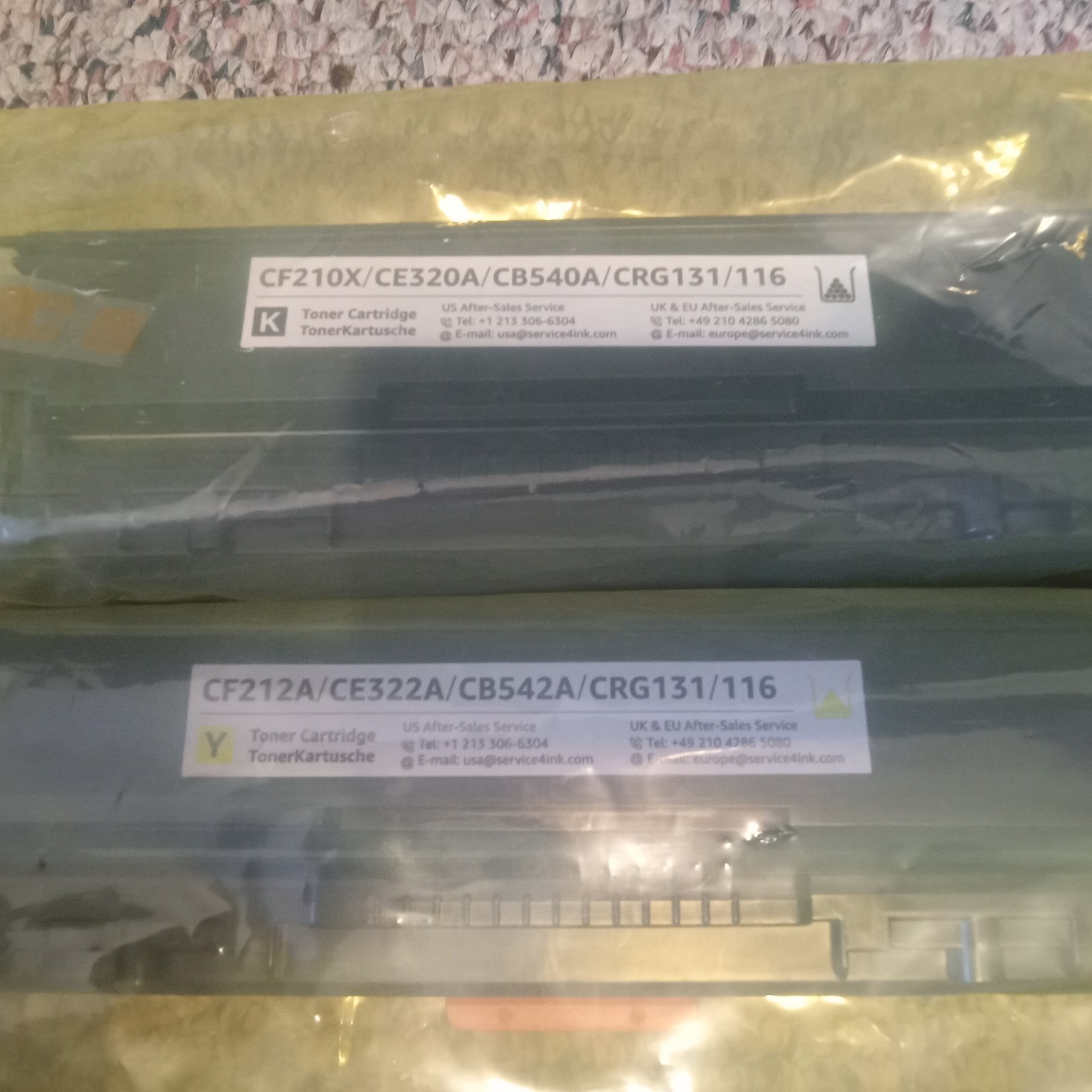 HP 131A 131X Compatible Toner Cartridge CF210X Black CF212A Yellow M251 M276
