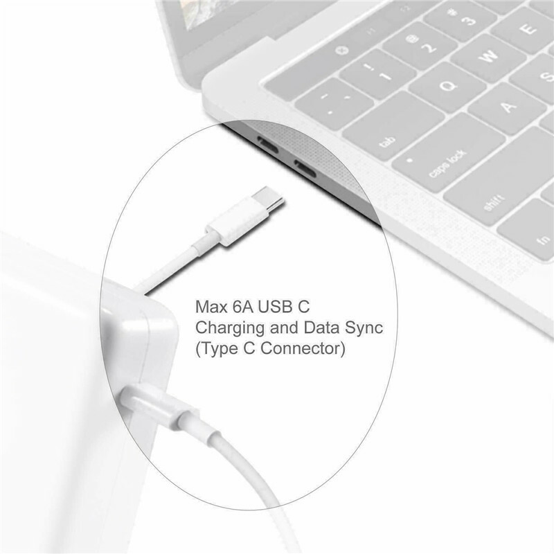 2M 87W Original USB-C Charge Cable Genuine Type-C Cord For Apple MacBook Pro Air