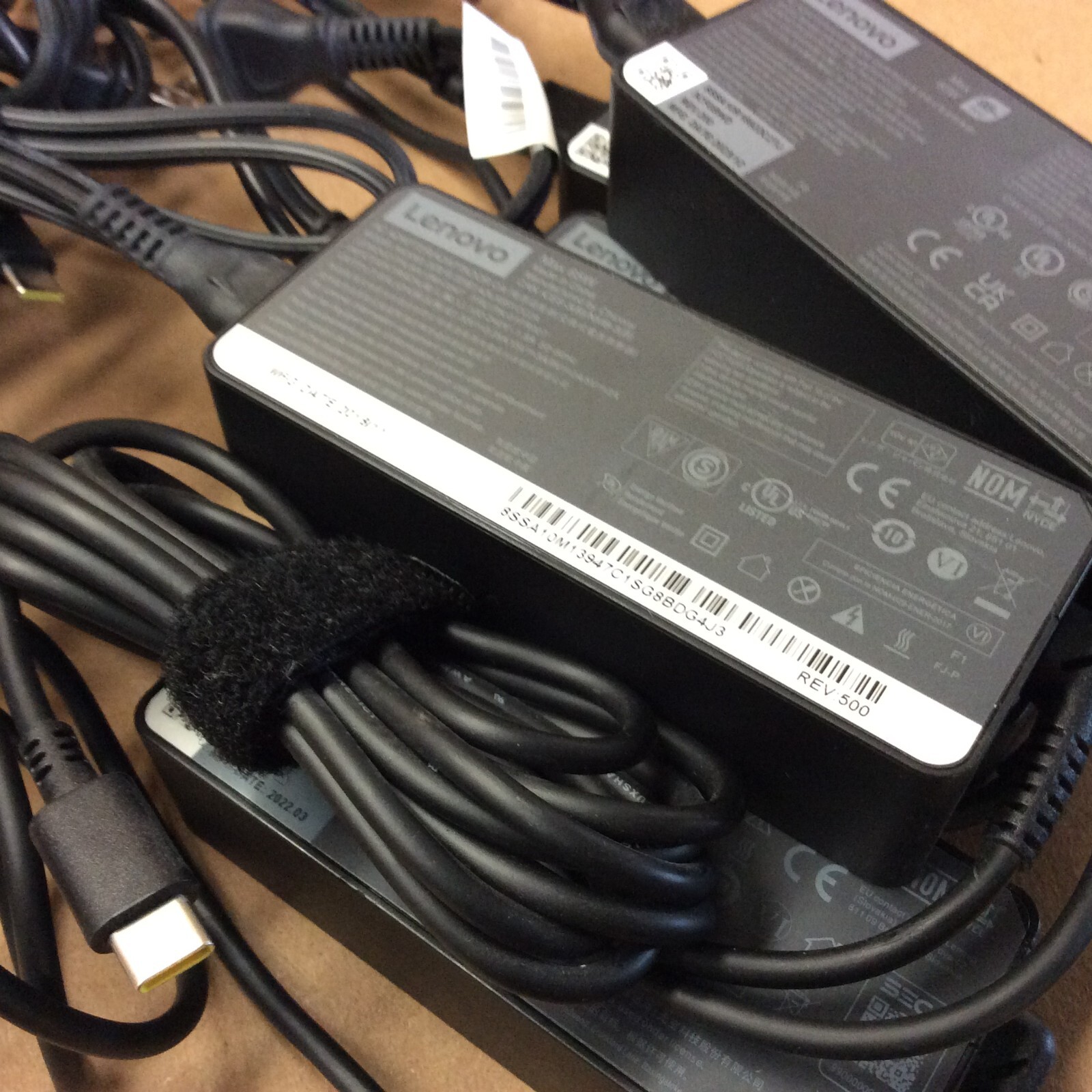 Lot of 25 ~OEM Lenovo 65W USB-C AC Charger Adapter Laptop T480 T570 T580 X280 X1