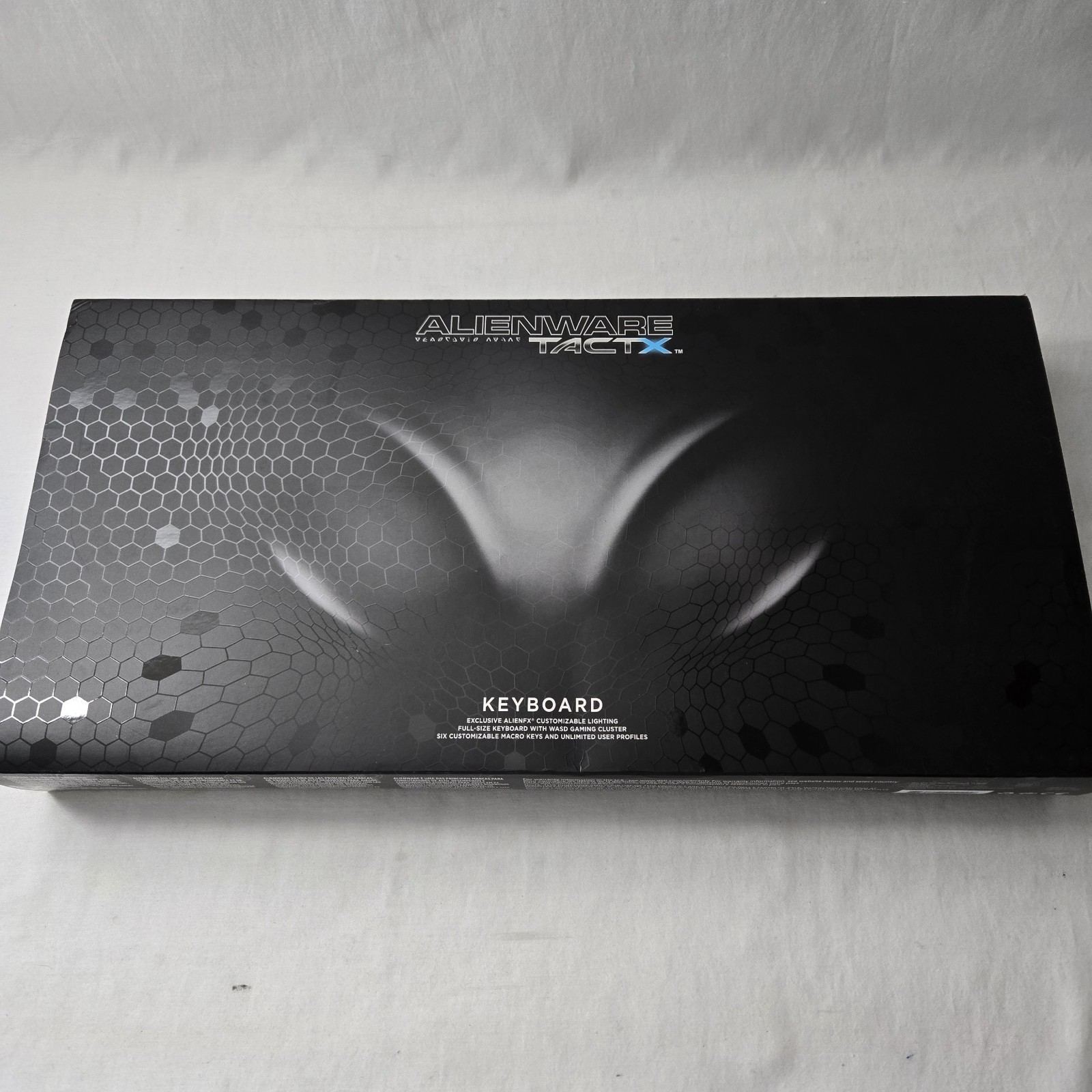 Dell Alienware KG900 TactX Gaming Illuminated Keyboard Y-U0008-O Wired Tested VG