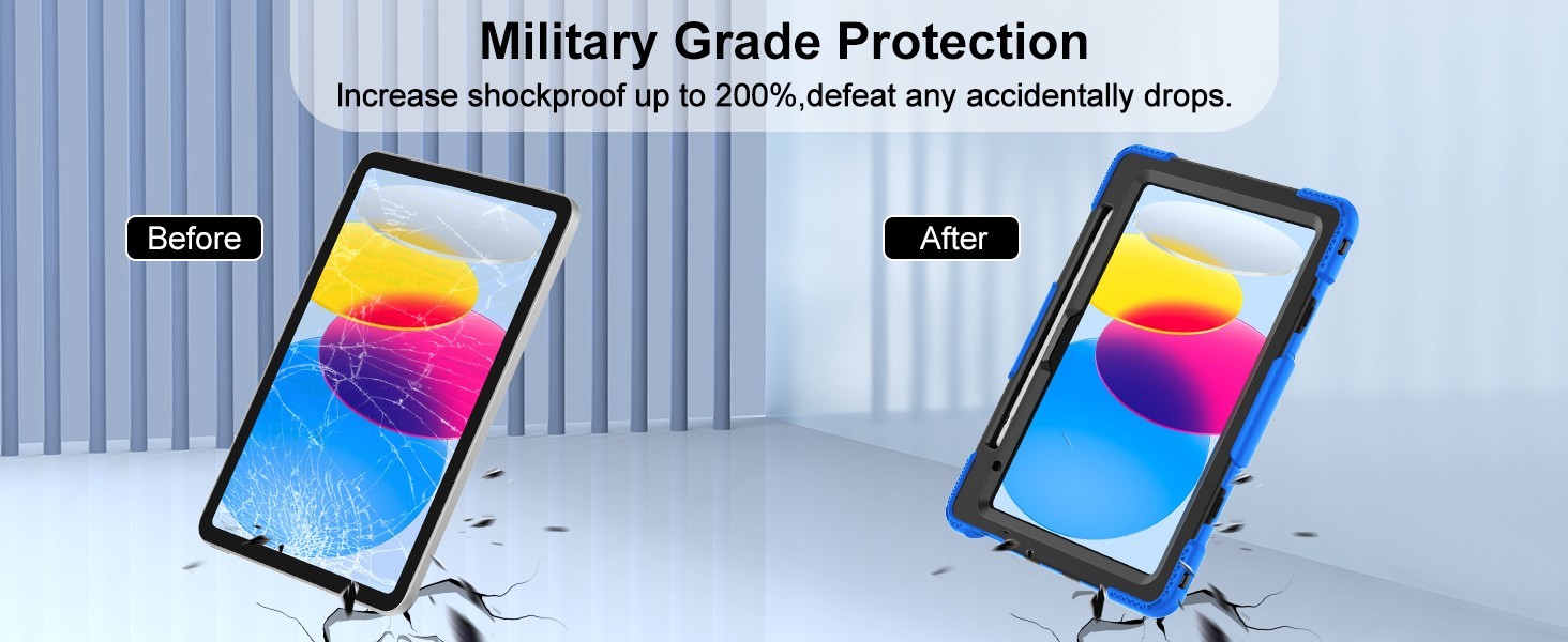 Heavy Duty Shockproof Case For iPad 10th Gen 10.9 in / 11th Gen 2025 (A16) 11 in
