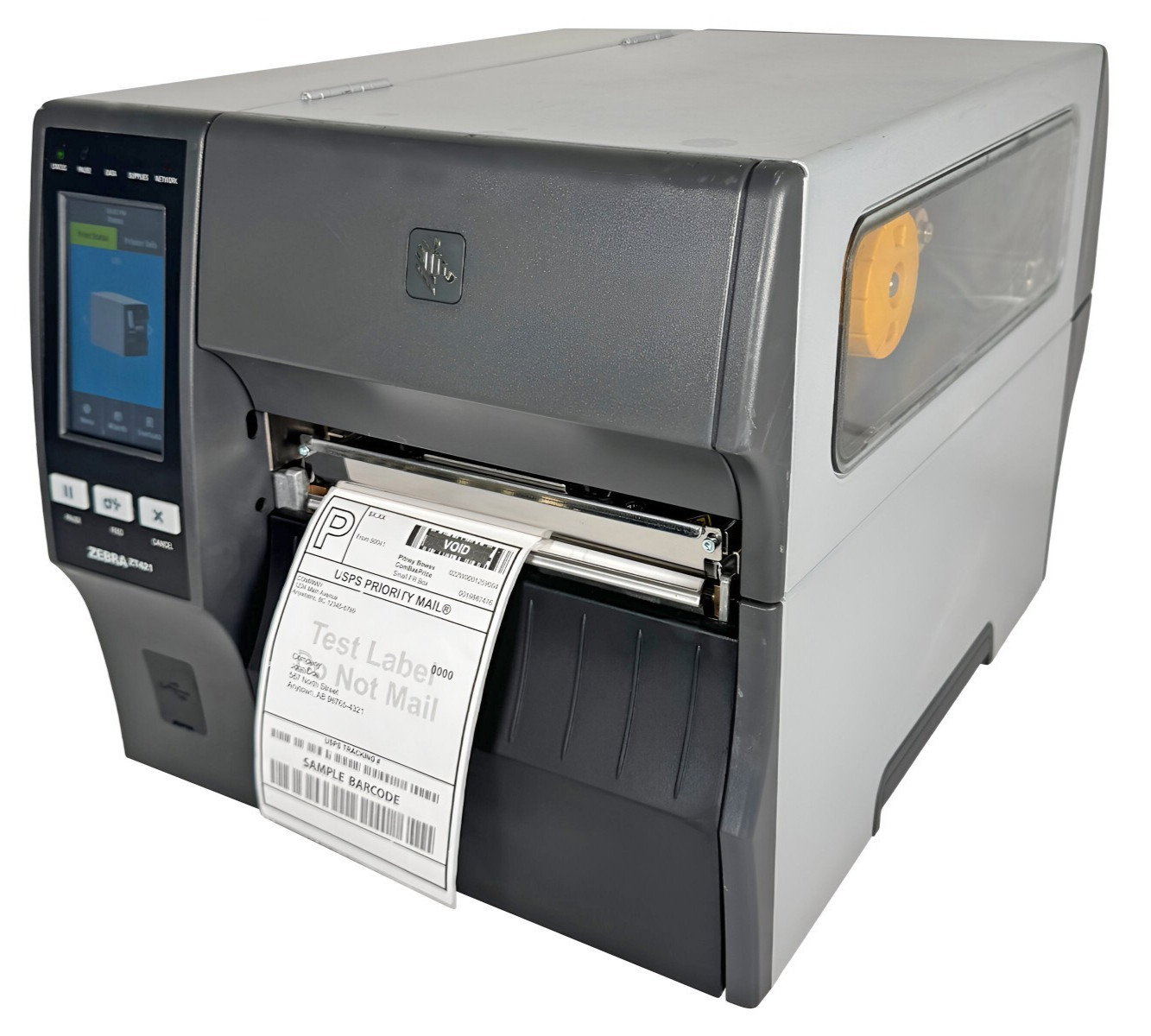 Zebra ZT421 Industrial Wide Thermal Transfer Barcode Label Printer LAN USB BT