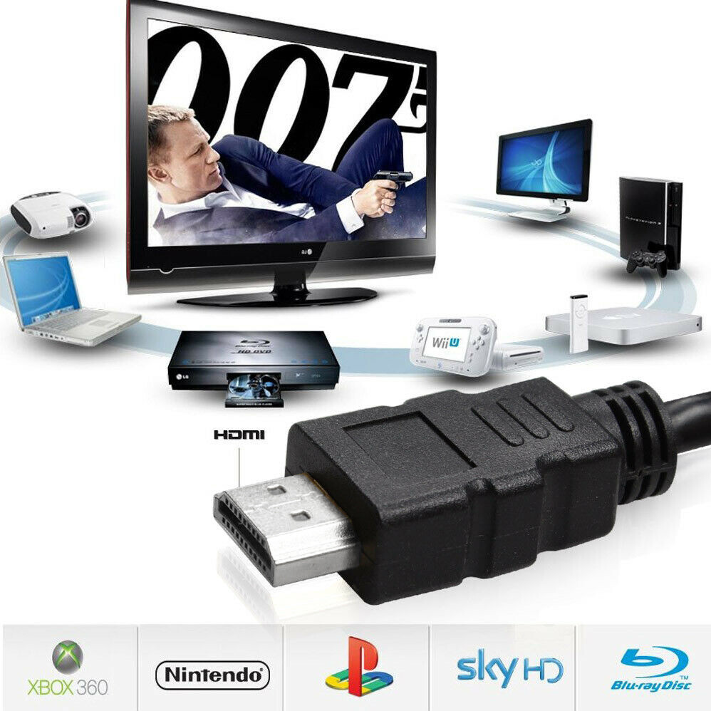 HDMI Cable 2.0 4K 3D HDTV PC XBOX ONE PS4 High Speed Plug 5 10 15 30 50 FEET LOT