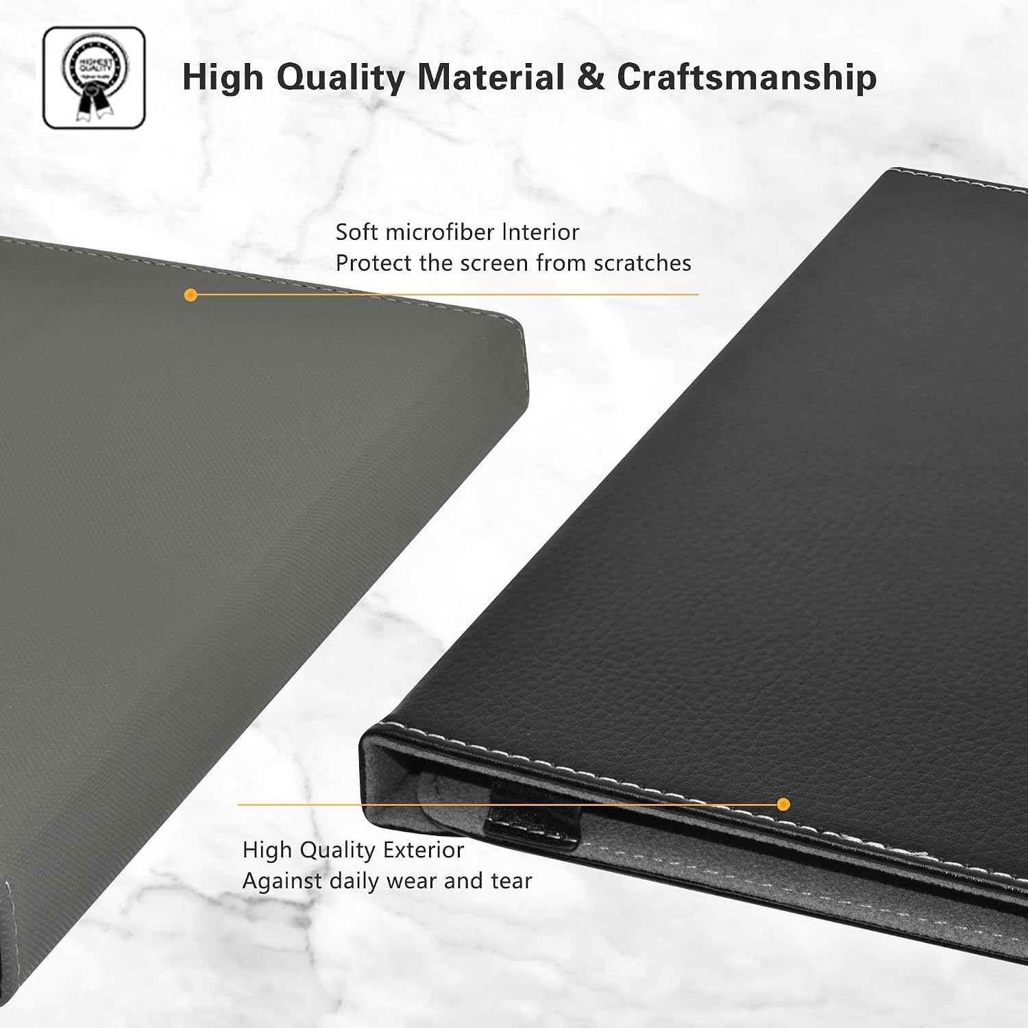 Case for TECLAST P50 11″ Tablet, 360 Degree Rotation Stand PU Cover, Black