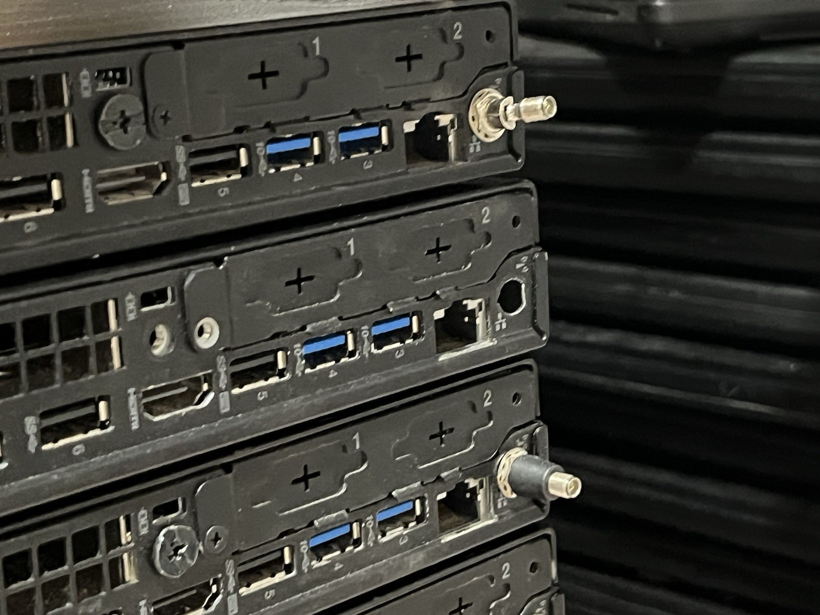 5x Lenovo ThinkCentre M720q MFF, i3-8100T CPU, @ 3.10GHz, 8GB RAM-No HDD/OS/AC
