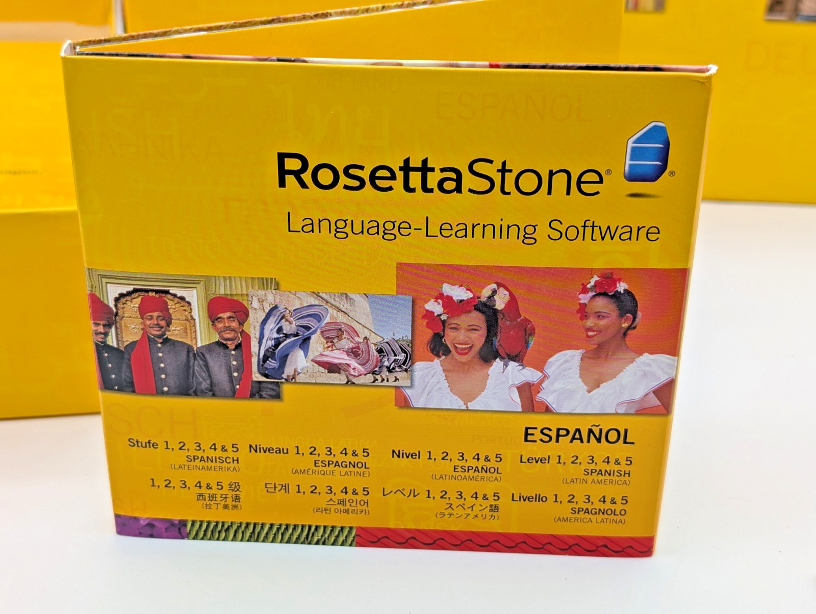 ROSETTA STONE SPANISH Latin America Complete Level 1-5 Box Set Version 4 CD Mac