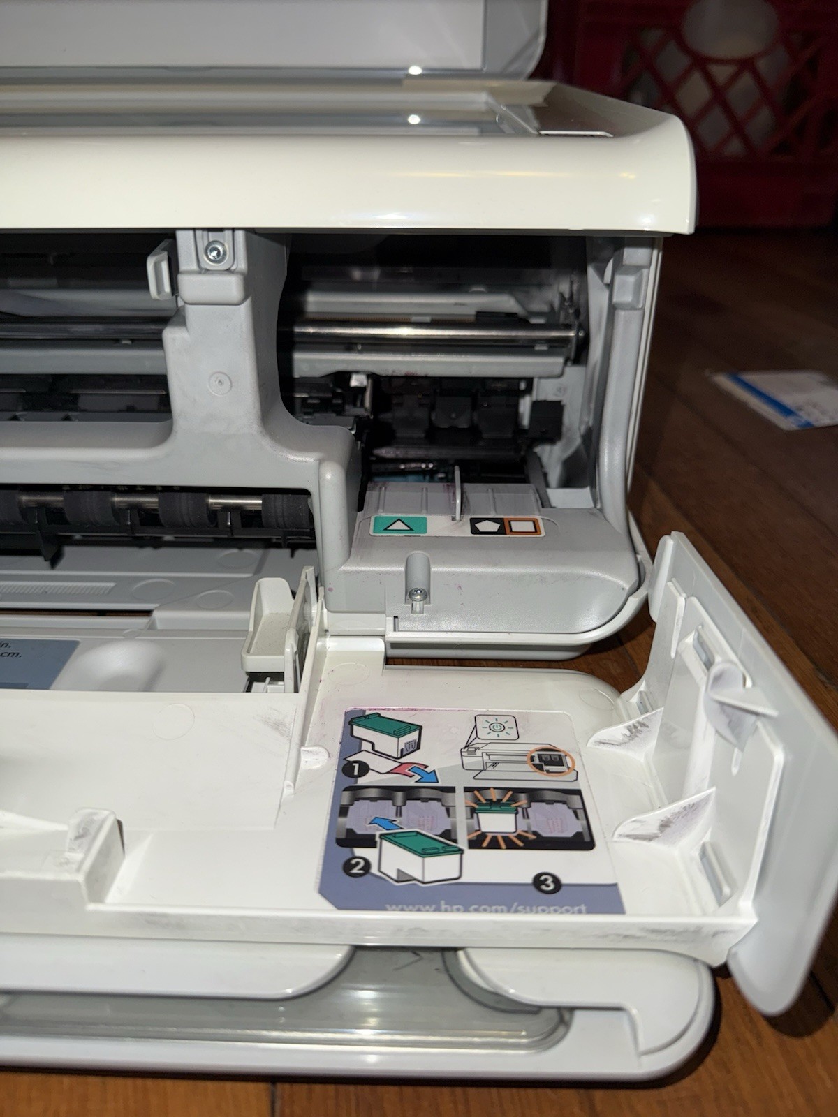 HP Photosmart C4580 All-In-One Inkjet Printer Used No Cord See Description