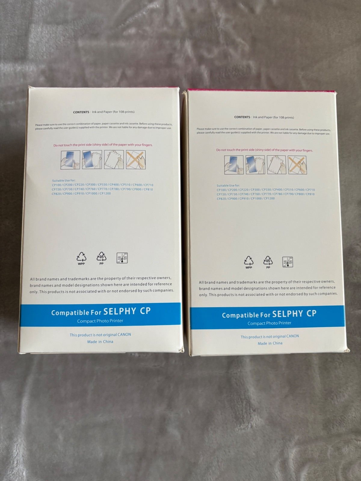 Compatible Selphy CP Color Ink Paper Set KP-108IN 108 Sheets 4×6 + 3 Ink + BONUS