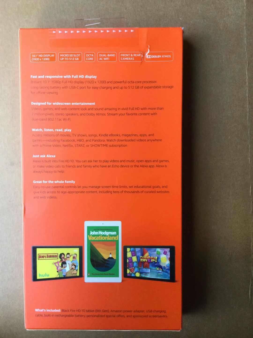 Amazon Fire HD 10 Tablet 10” Display 32GB 64GB (11th Gen) denim lavender