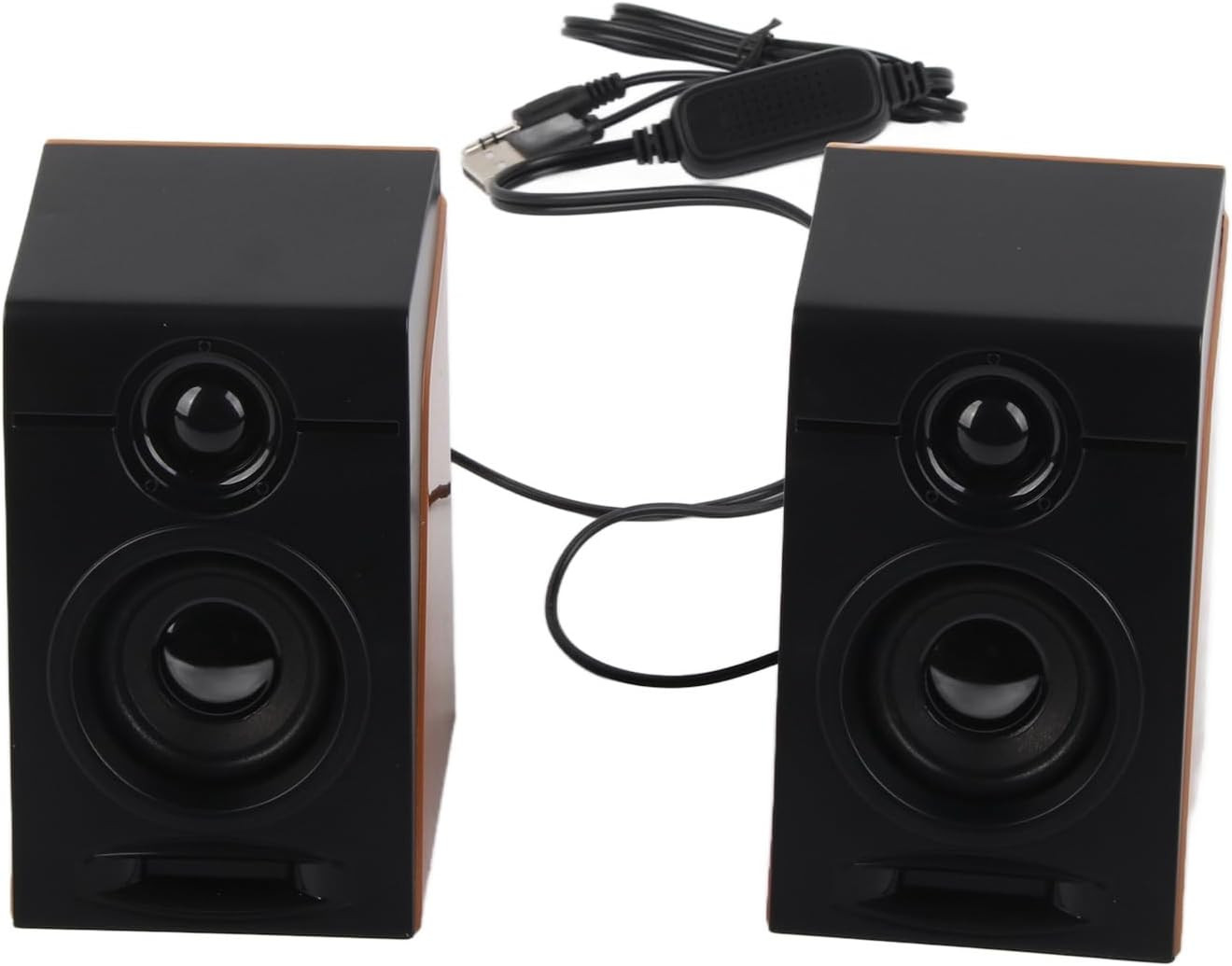PC Speakers USB Powered with HiFi Sound & Deep Bass | Plug-and-Play for Computer