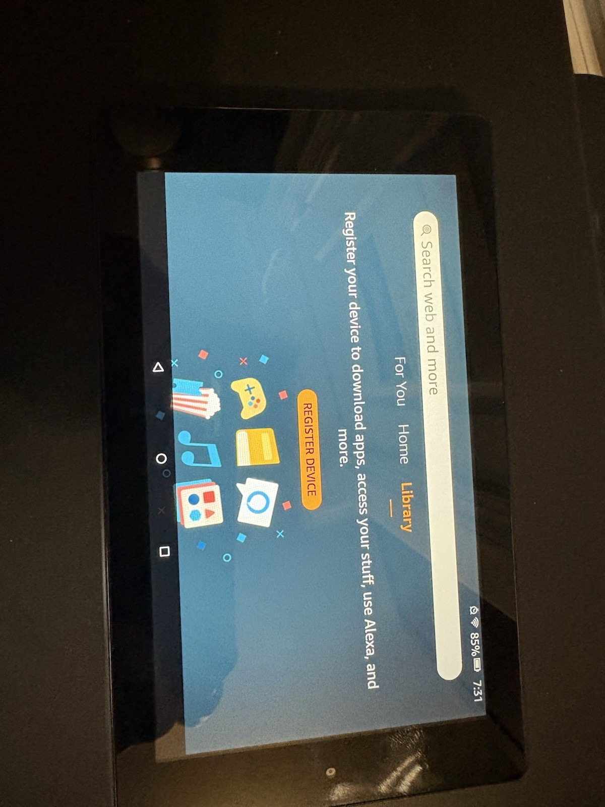Amazon Fire 7 Tablet 9th Generation 7″ Wi-Fi Tablet Tested Working