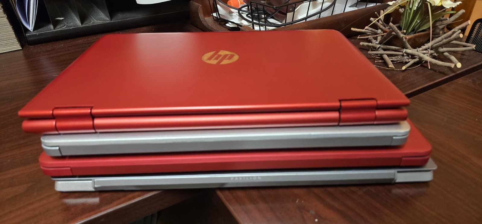 Lot of 4 HP LT 15|14|13 Core i3-i5, Pentium, 4-8GB Ram, No Hard Drive, Mix Brand
