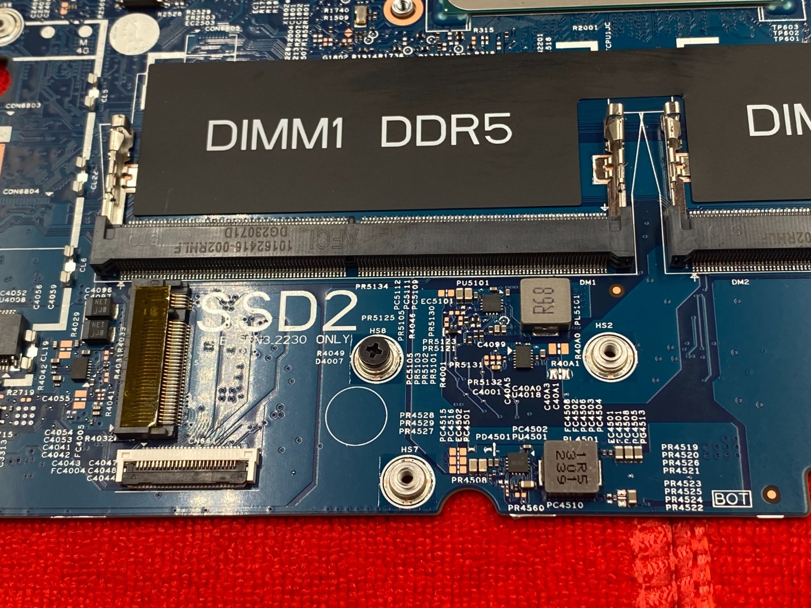 DELL PRECISION 3580 LAPTOP MOTHERBOARD i7-1360P(13th GEN) DDR5 02HV76 *BIOSLOCK*
