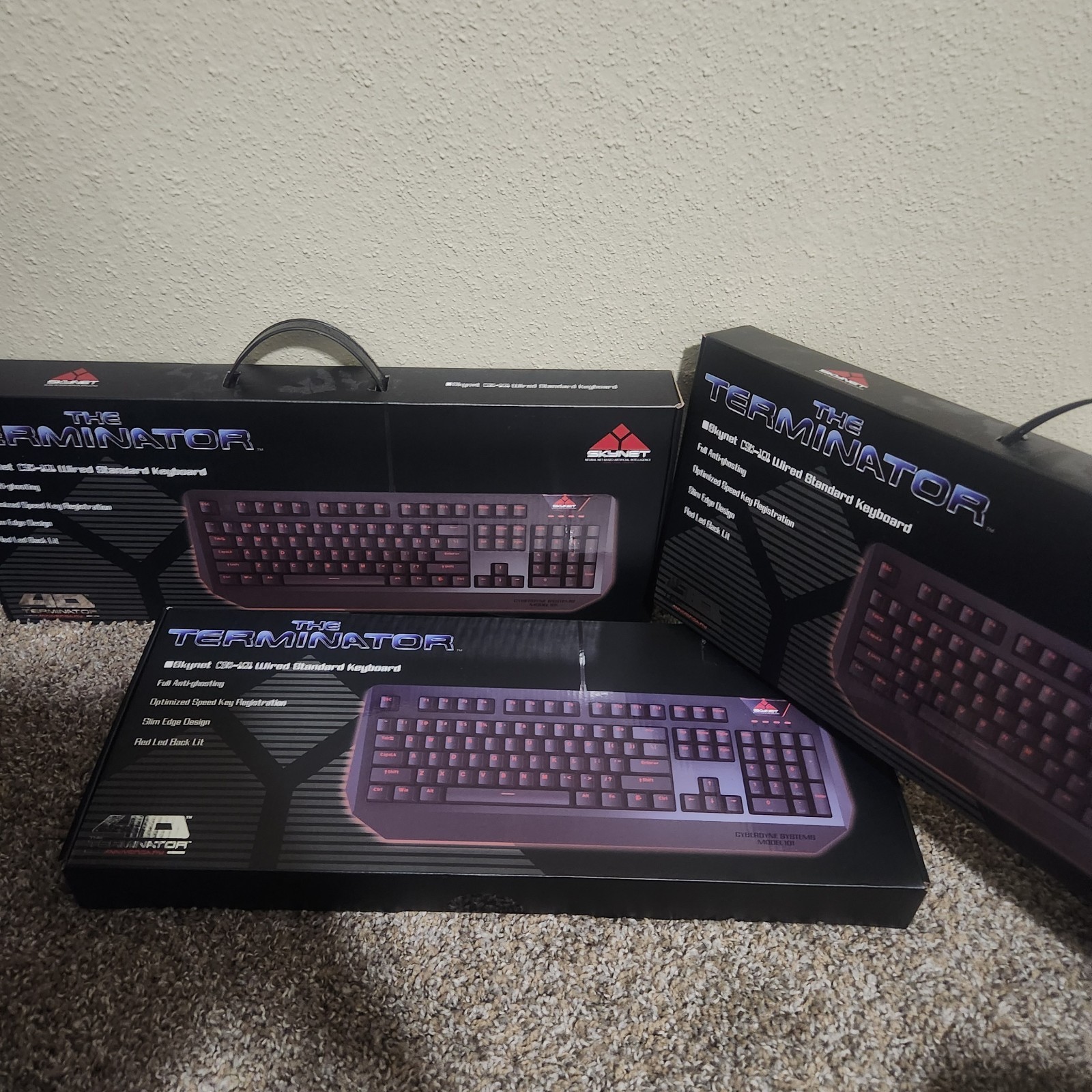 The Terminator 40th Anniversary SKYNET LED Keyboard GameStop Exclusive SEALED