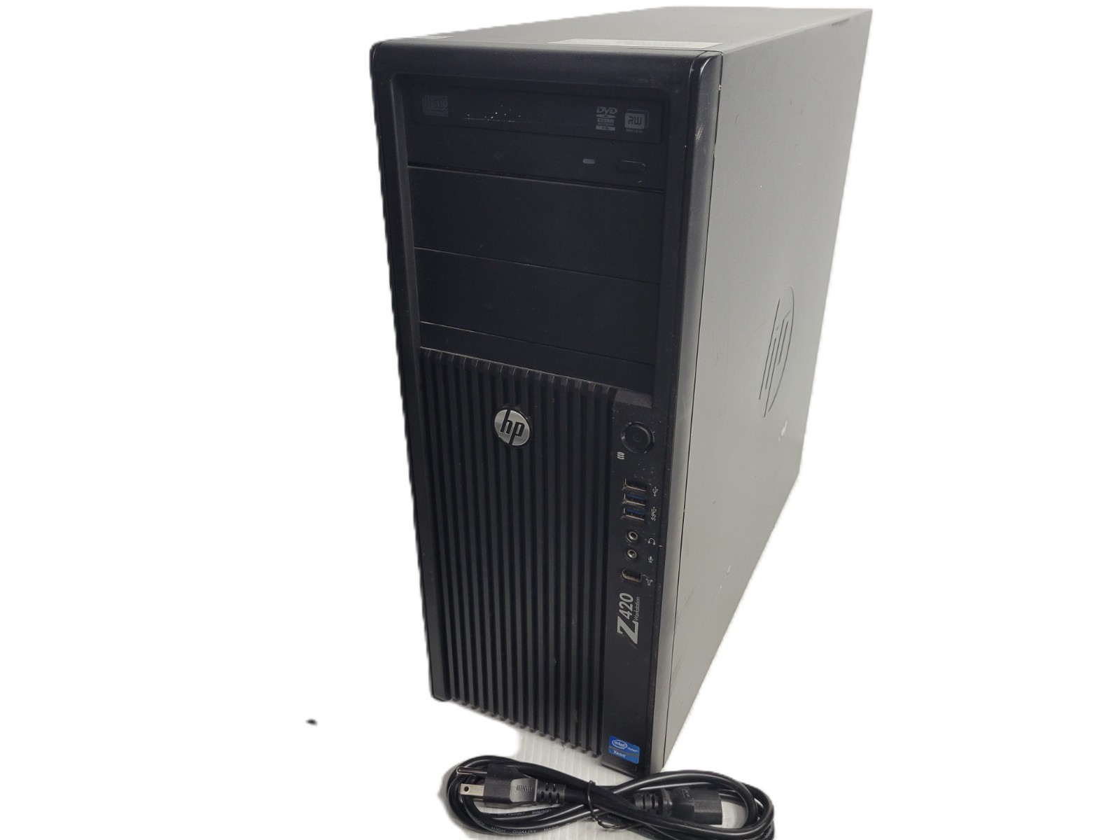 HP Z420 Workstation Tower Xeon E5-1620 32GB RAM 240GB SSD Nvidia NVS 310 Win 10