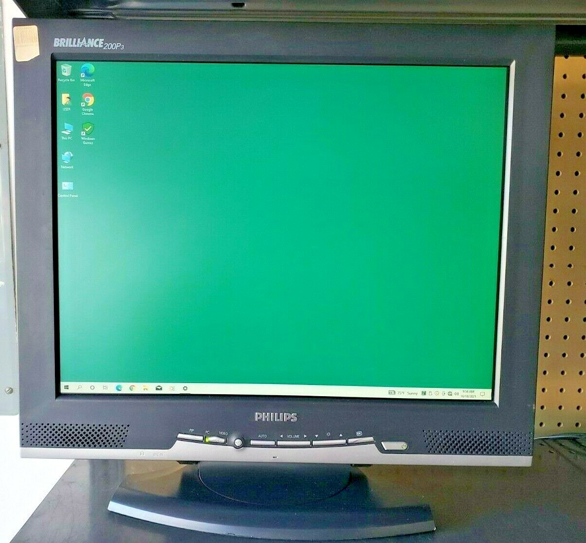 LCD Monitor 20″ Philips Professional Brilliance VGA DVI SPEAKERS 200P3G/74H