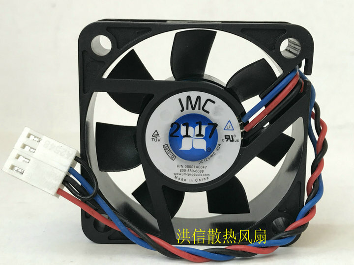 1 PCS JMC Fan 5015-12 DC 12V 0.20A 3-wire 4Pin 50*15MM cooling fan