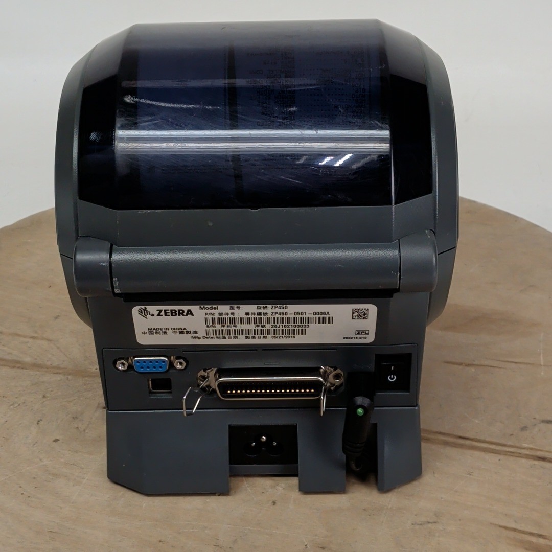 Zebra ZP450 Direct Thermal Label Shipping Barcode Printer USB #2