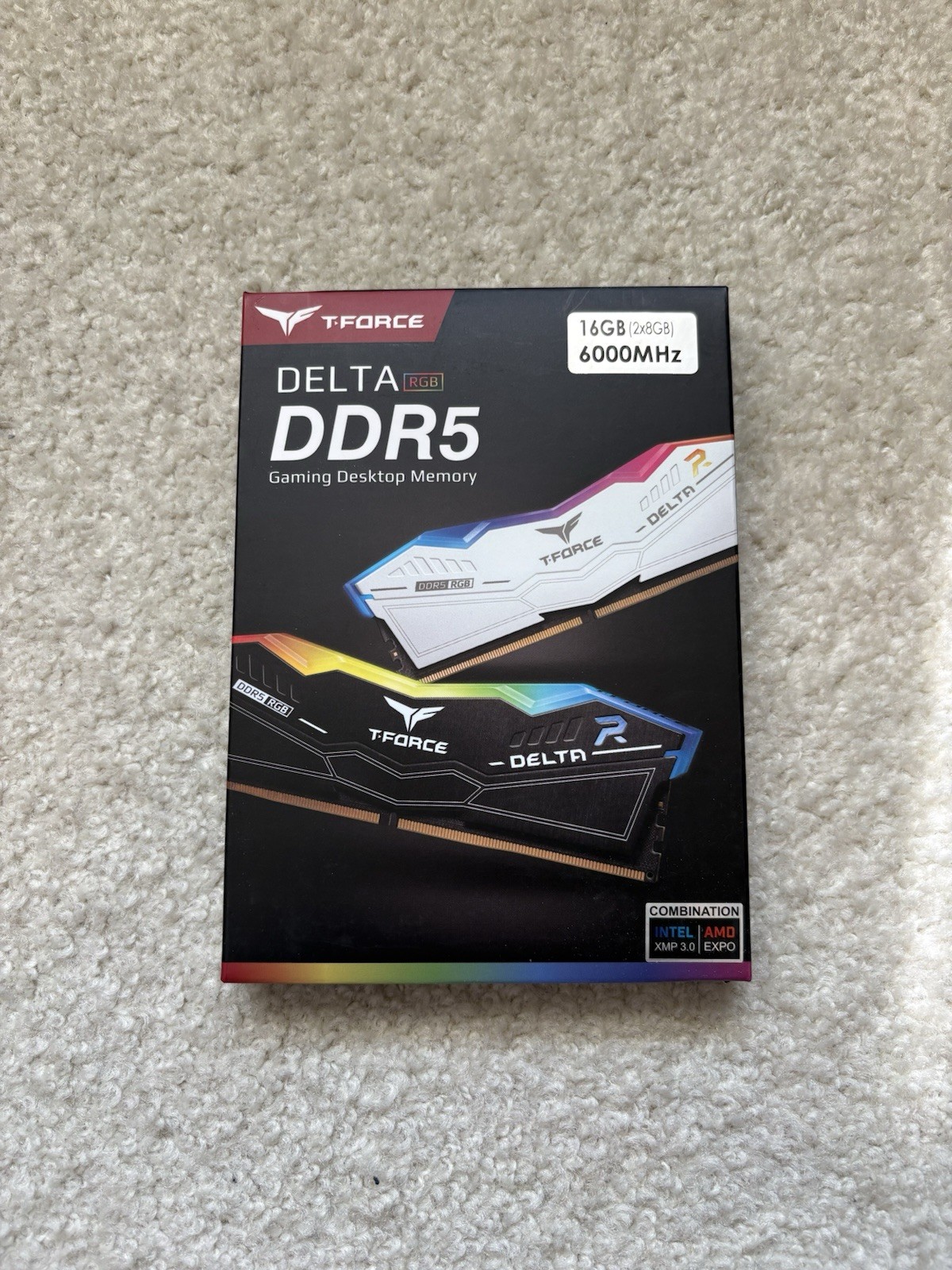 Team Group 16GB (2 x 8GB) 288-Pin PC RAM DDR5 6000 (PC5 48000) Memory Model FF3D
