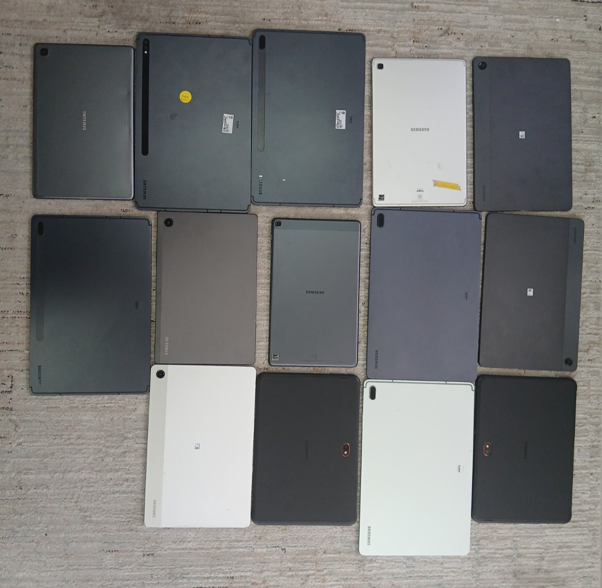 Lot 14 Samsung Galaxy Mixed Models Wi-Fi Only GB Mixed Units