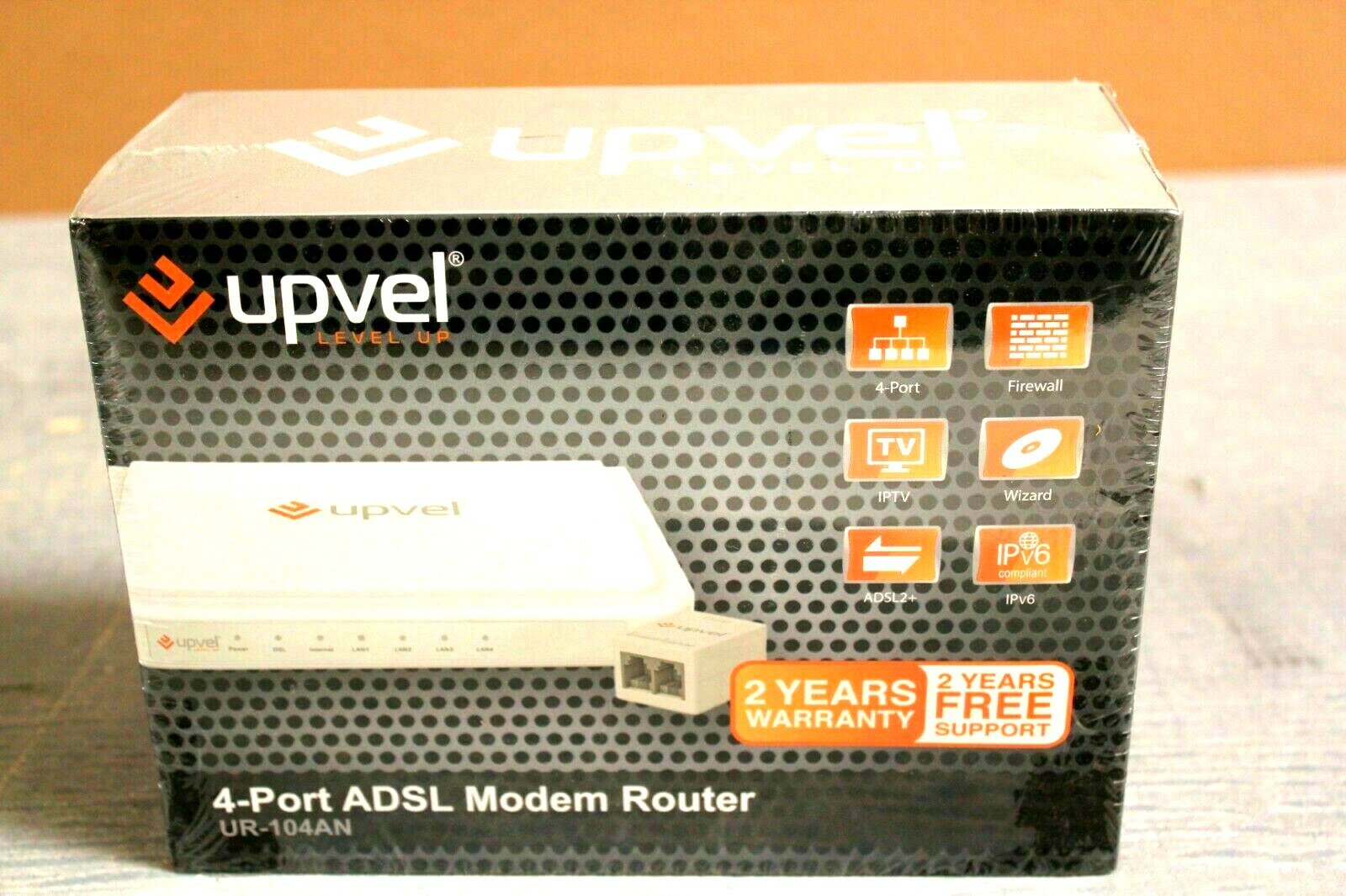 UPVEL UR-104AN 4-Port ADSL Modem ROUTER #11276