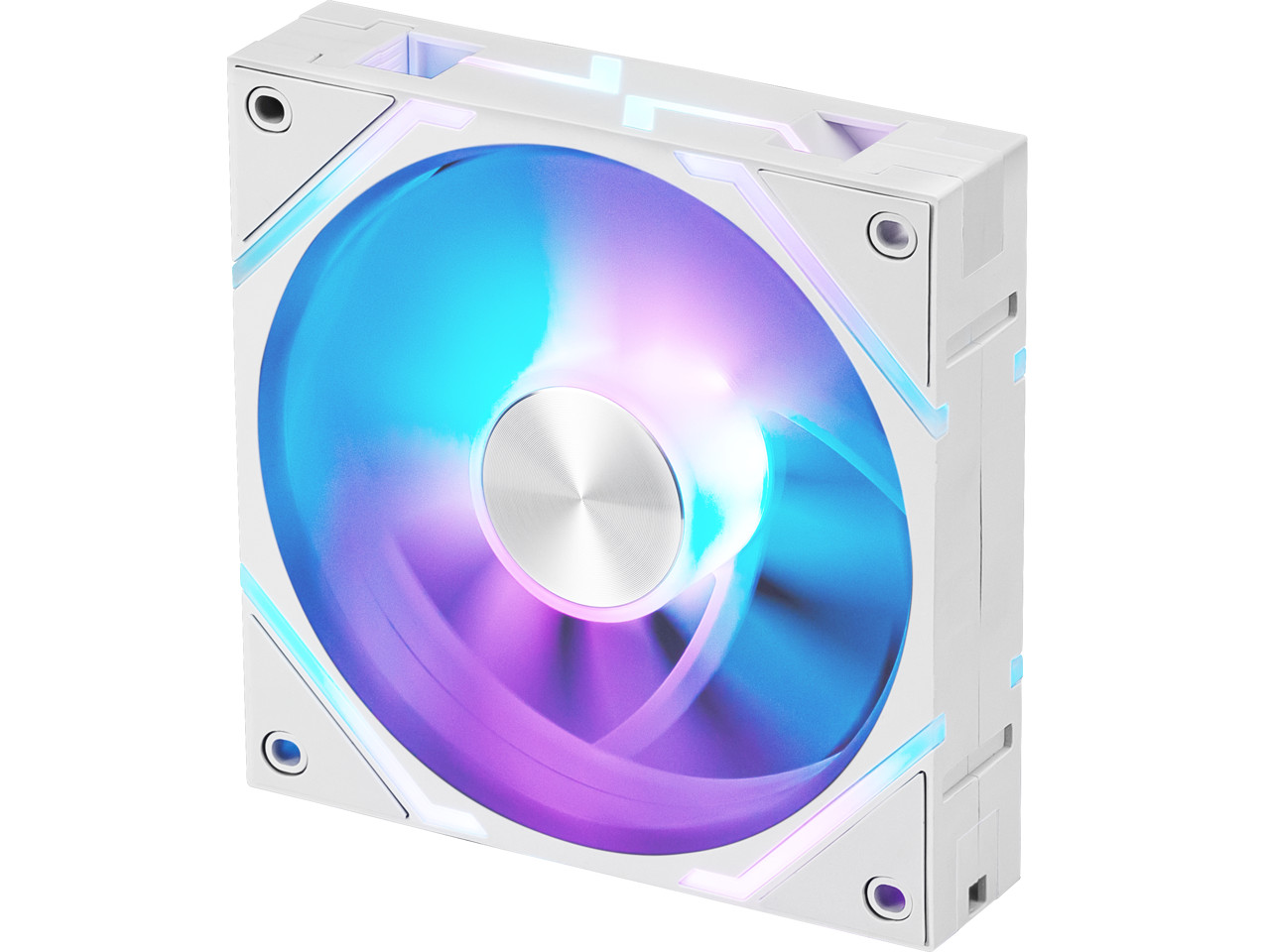 MSI MPG EZ120 ARGB WHITE-1W Fan – 120mm ARGB Fan, Fluid Dynamic Bearing with