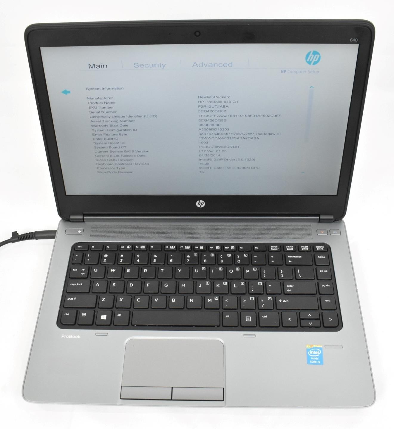 HP ProBook 640 G1 Laptop i5-4200M 2.5GHz 8GB 120GB SSD DVDRW No OS