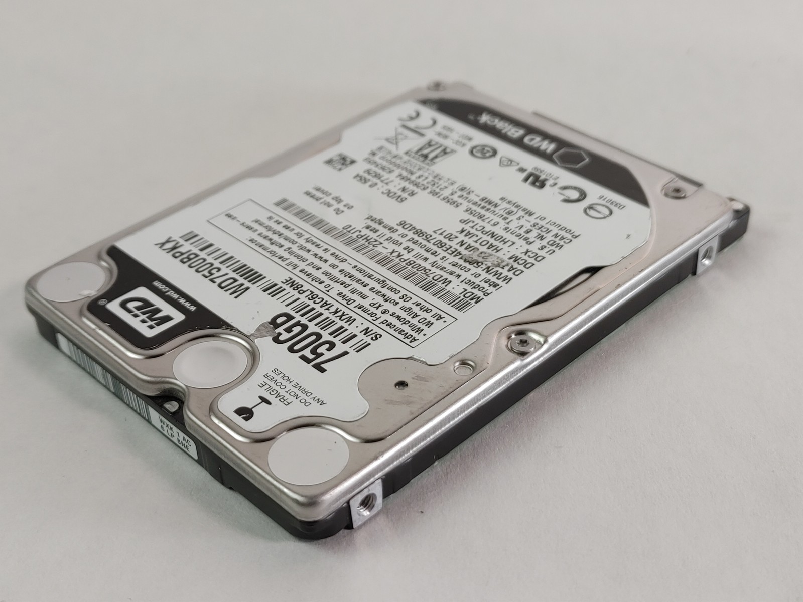 Western Digital WD Black WD7500BPKX 750GB 2.5″ SATA III Laptop Hard Drive