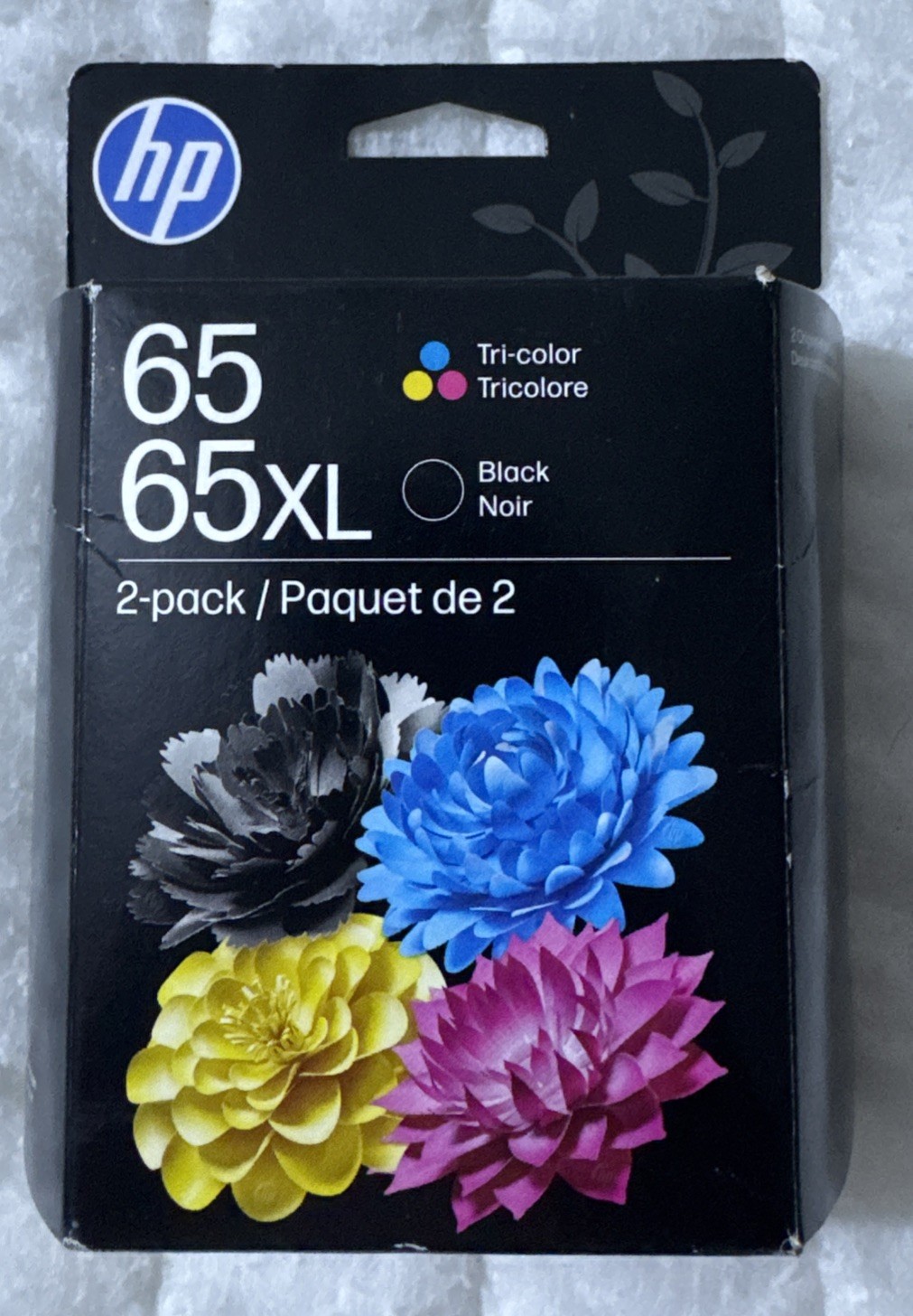 HP 65XL Black & 65 Tri-Color Ink Cartridges 6ZD95AN N9K01AN N9K04AN Exp 2027 OEM