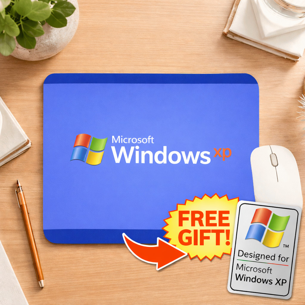 Windows xp Mouse Pad 8.5 x 7 inches color NEW PRINT next day shipping V5