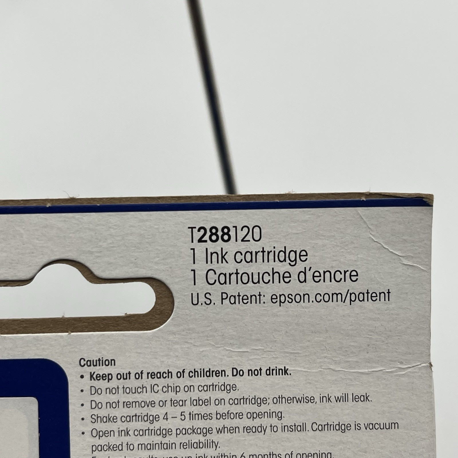 2/pck Epson 288 DuraBrite Black Ink Cartridges, Pack Of 2, T288120, exp. 12-2023