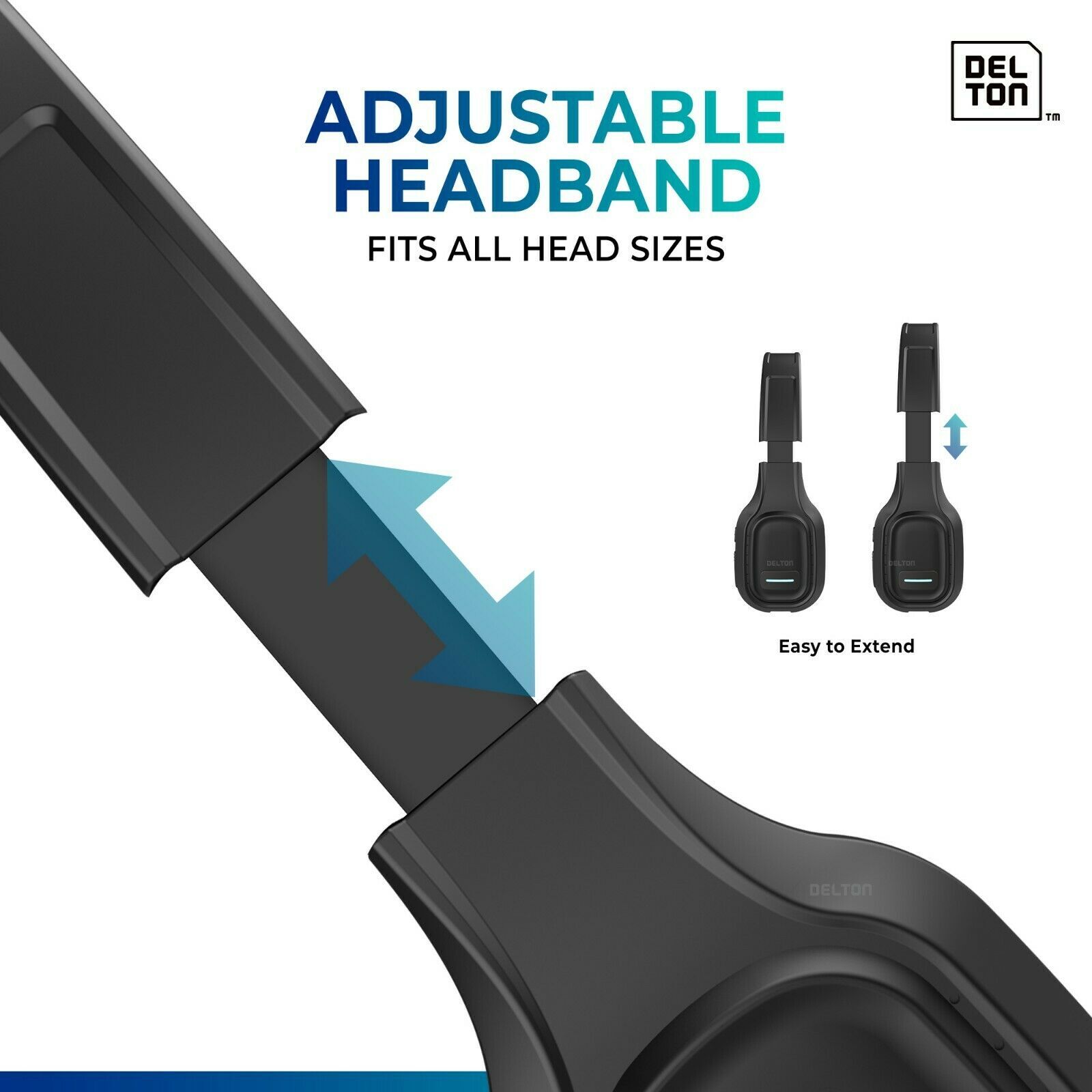 Delton Professional Wireless Computer Headset with Mic