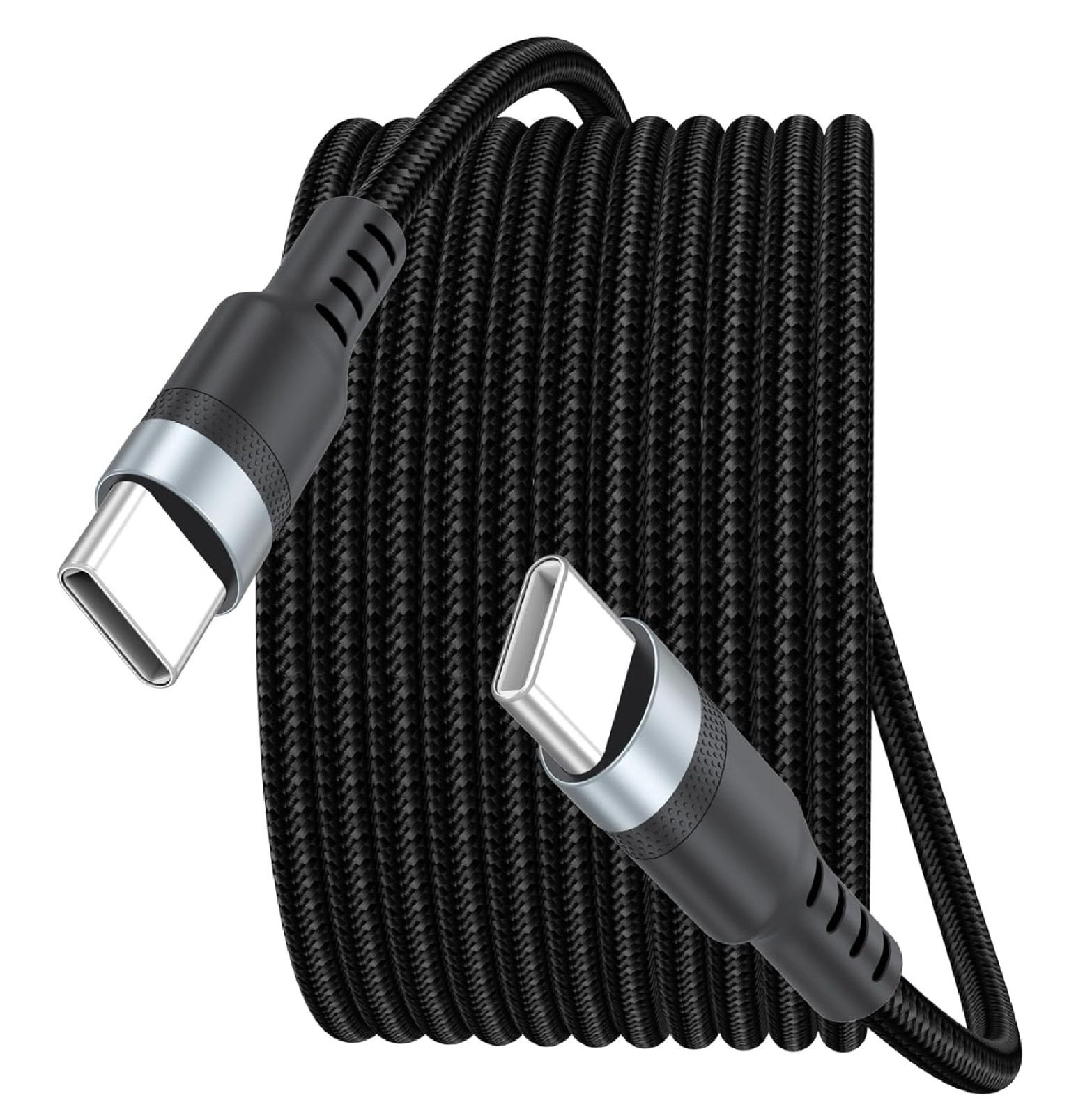 15ft USB C Cable Fast Charging 60W, Long USBC to USB-C Charge Cord 15 Foot Type