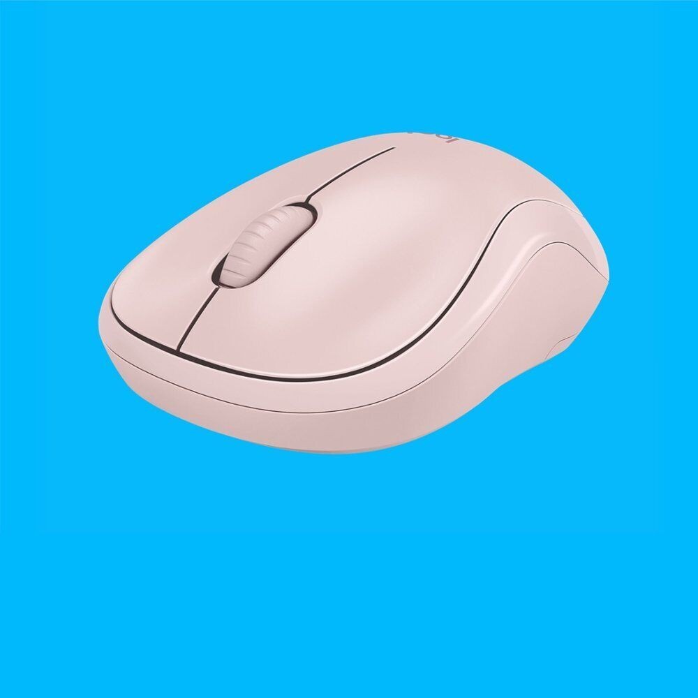 Logitech M220 Silent Wireless Mouse with USB Receiver – Rose (3EA)