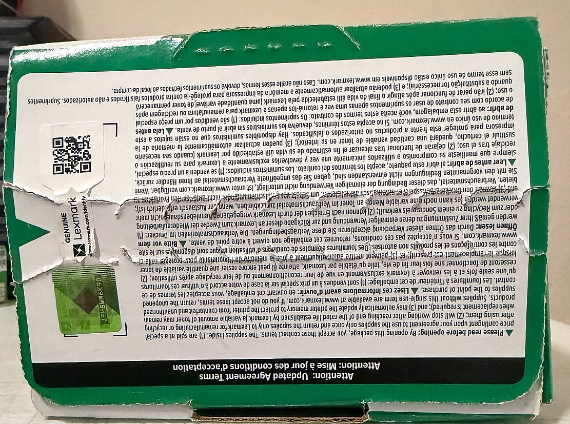 Lexmark 70C10M0 Magenta Toner Cartridge For CS310 CS410 CS510 Sealed Retail Box