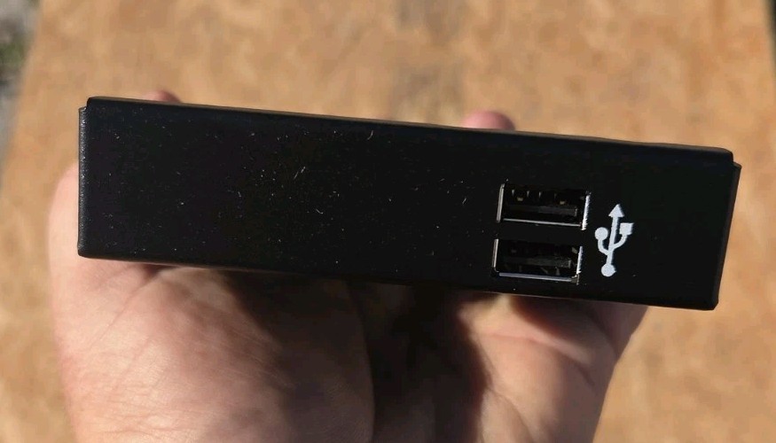 NEW SYSTIUM 55535-00K 5.25 Inch PC Front Panel Expansion Hub 2 Port USB 2.0 Kit